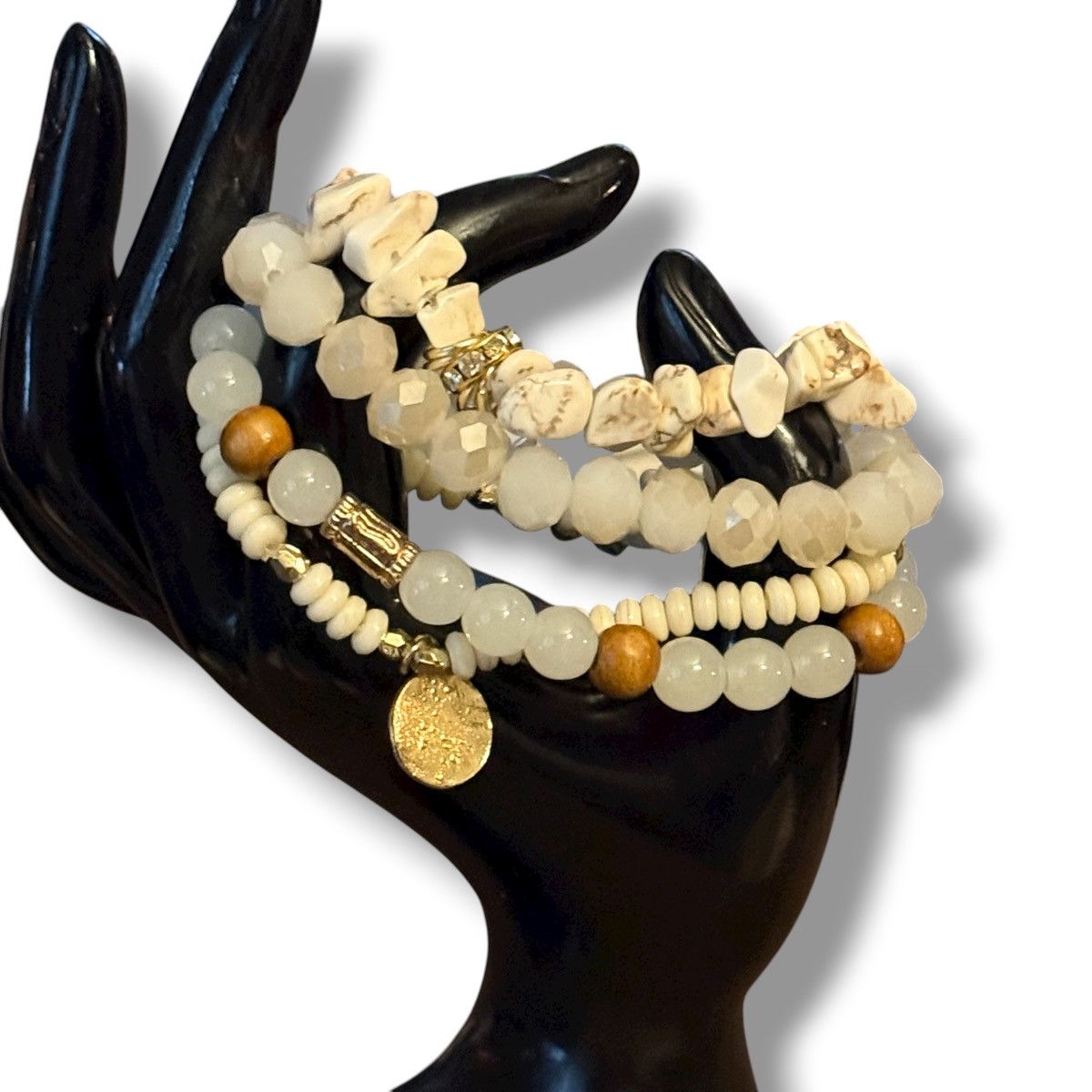 Other Boho mixed bead stretch bracelets Size ONE SIZE - 3 Thumbnail