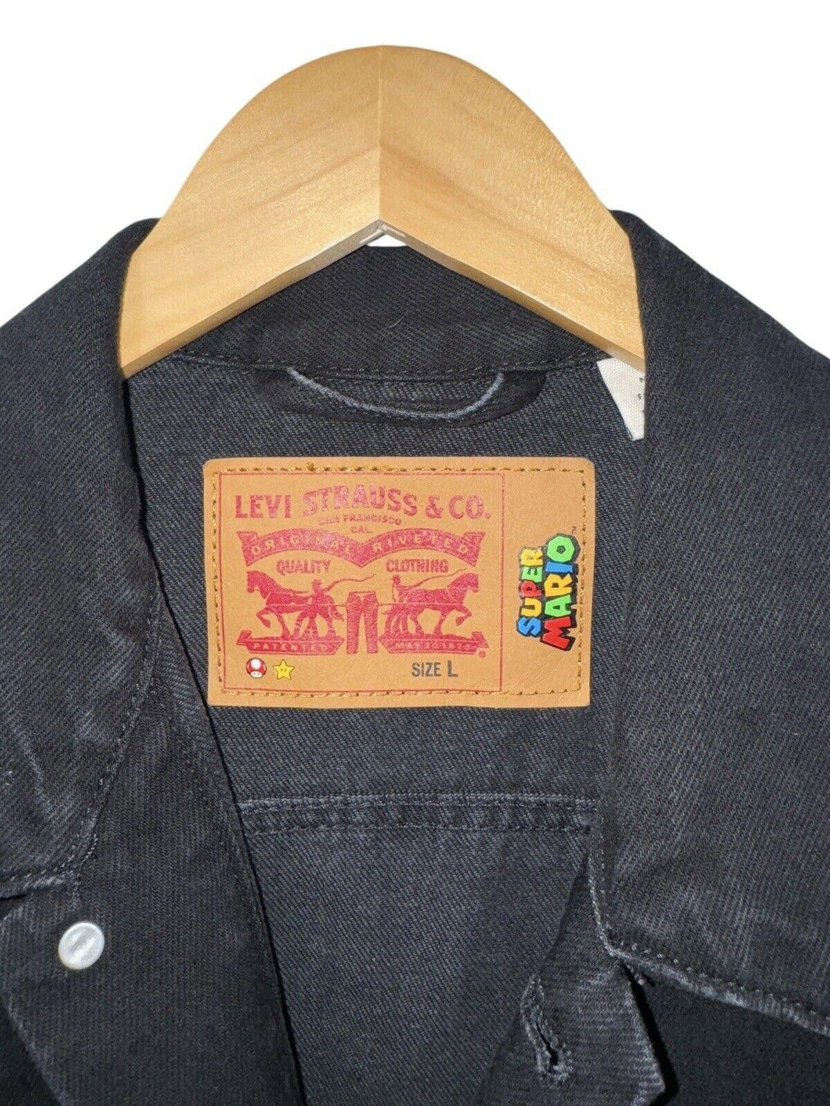 Levi's Levi's Super Mario Bros Nintendo Denim Trucker Jacket Sz L Size US L / EU 52-54 / 3 - 7 Thumbnail