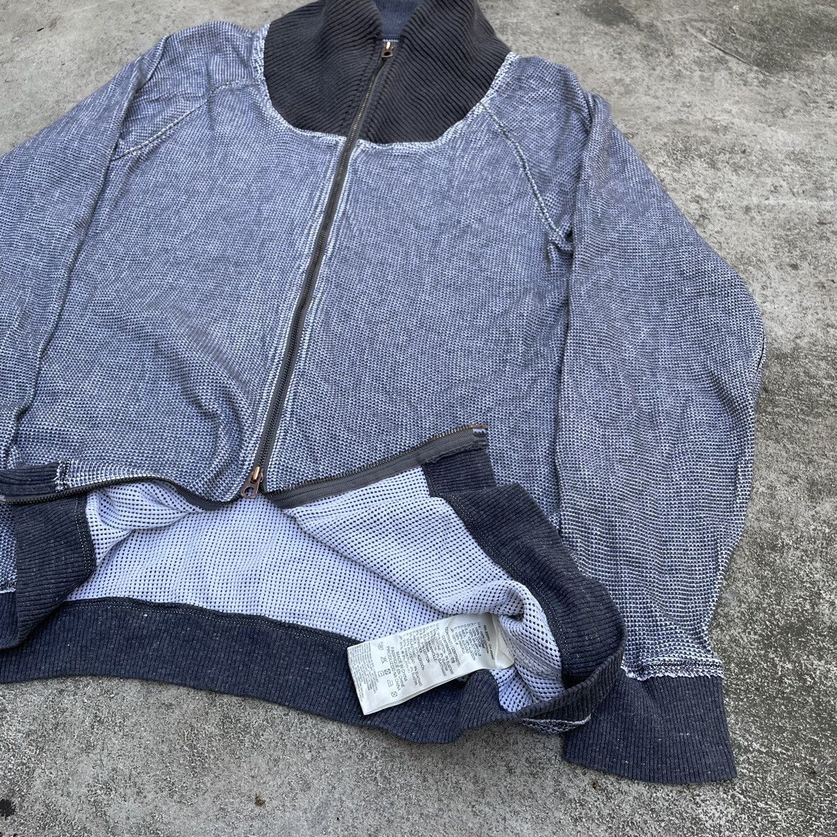 Vintage Vintage 90s Diesel Faded Zip Up Crewneck Grunge Cropped XL Size US XL / EU 56 / 4 - 4 Thumbnail