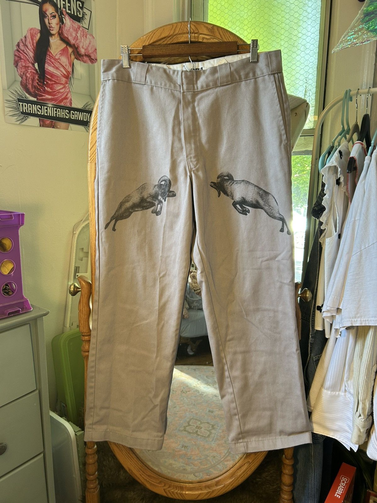 Dickies × basketcase gallery basket case galleries x dickies grey trousers Size US 36 / EU 52 - 1 Preview