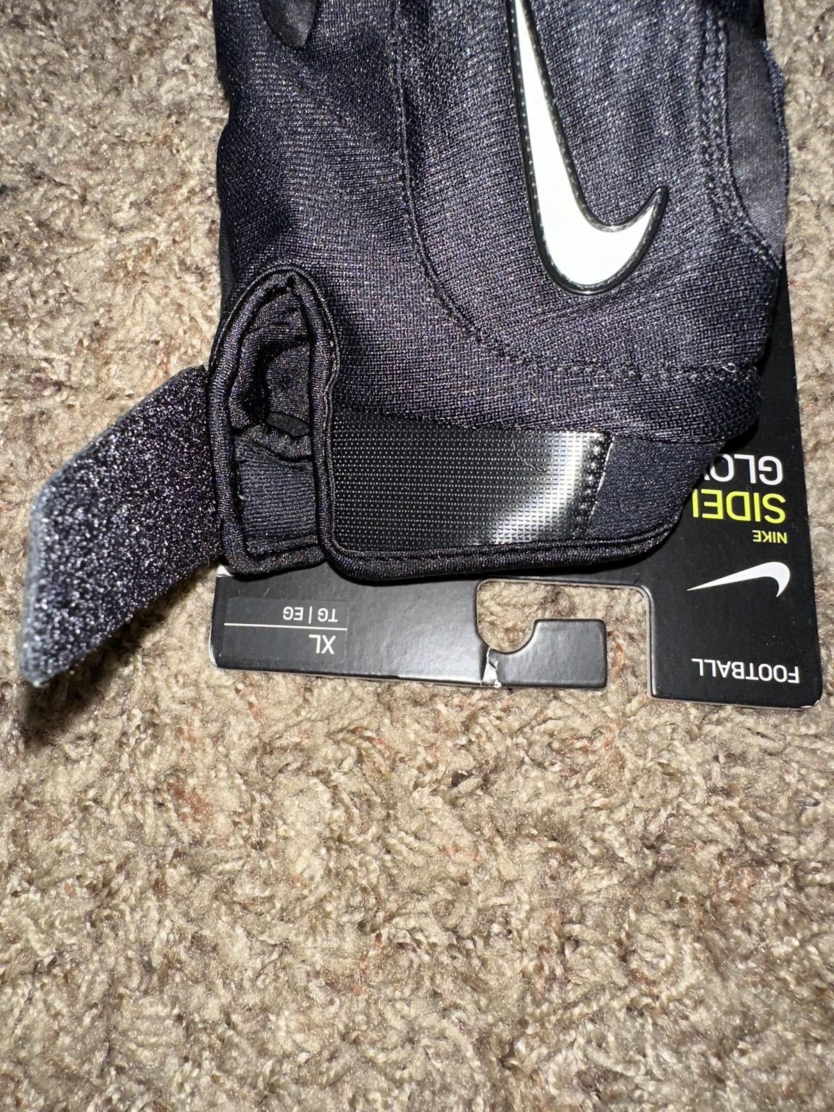 Nike Nike Sideline Football Black/White Glove Size ONE SIZE - 4 Thumbnail