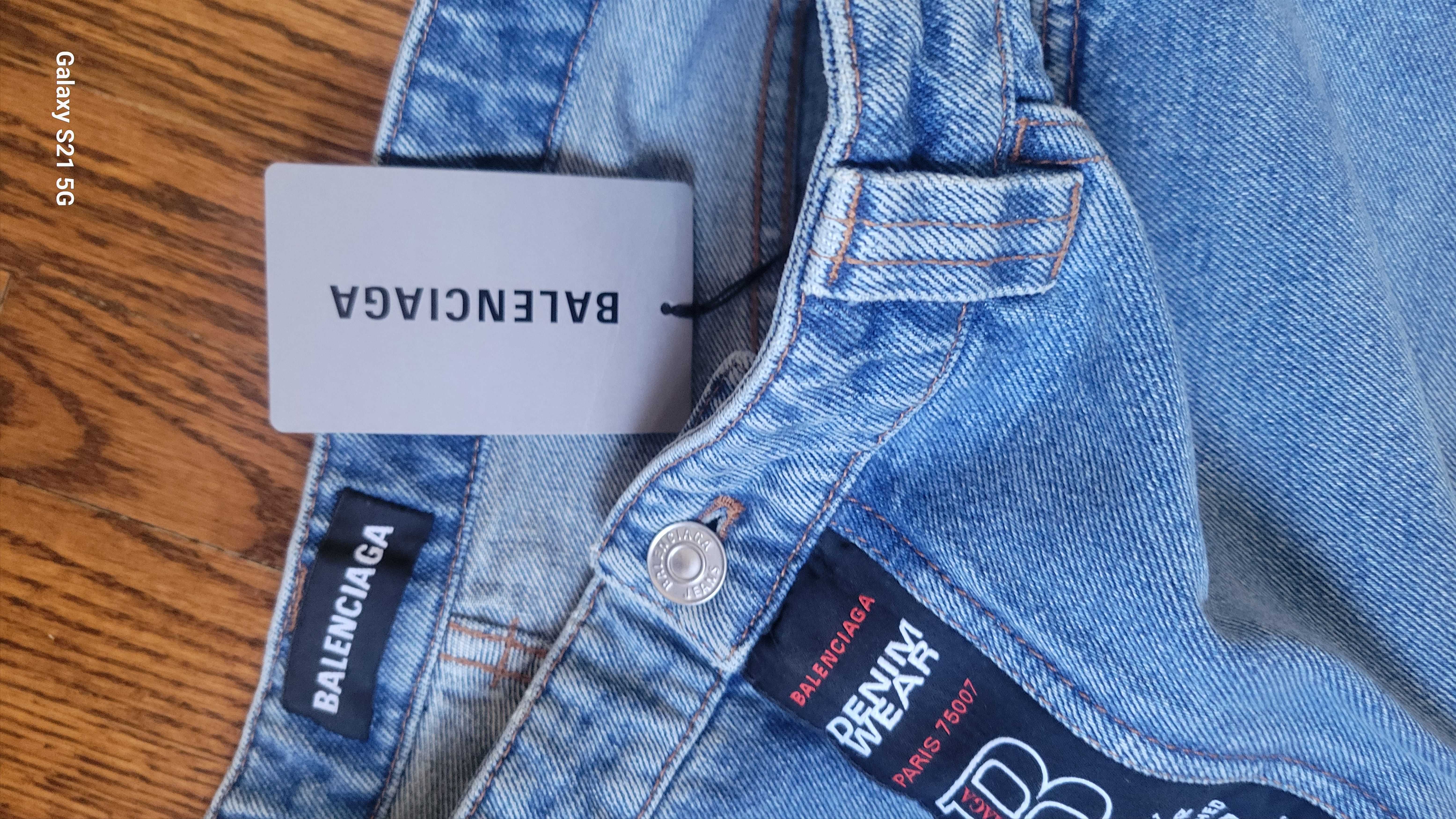 Balenciaga Baggy Skater Jorts Size US 30 / EU 46 - 8 Thumbnail
