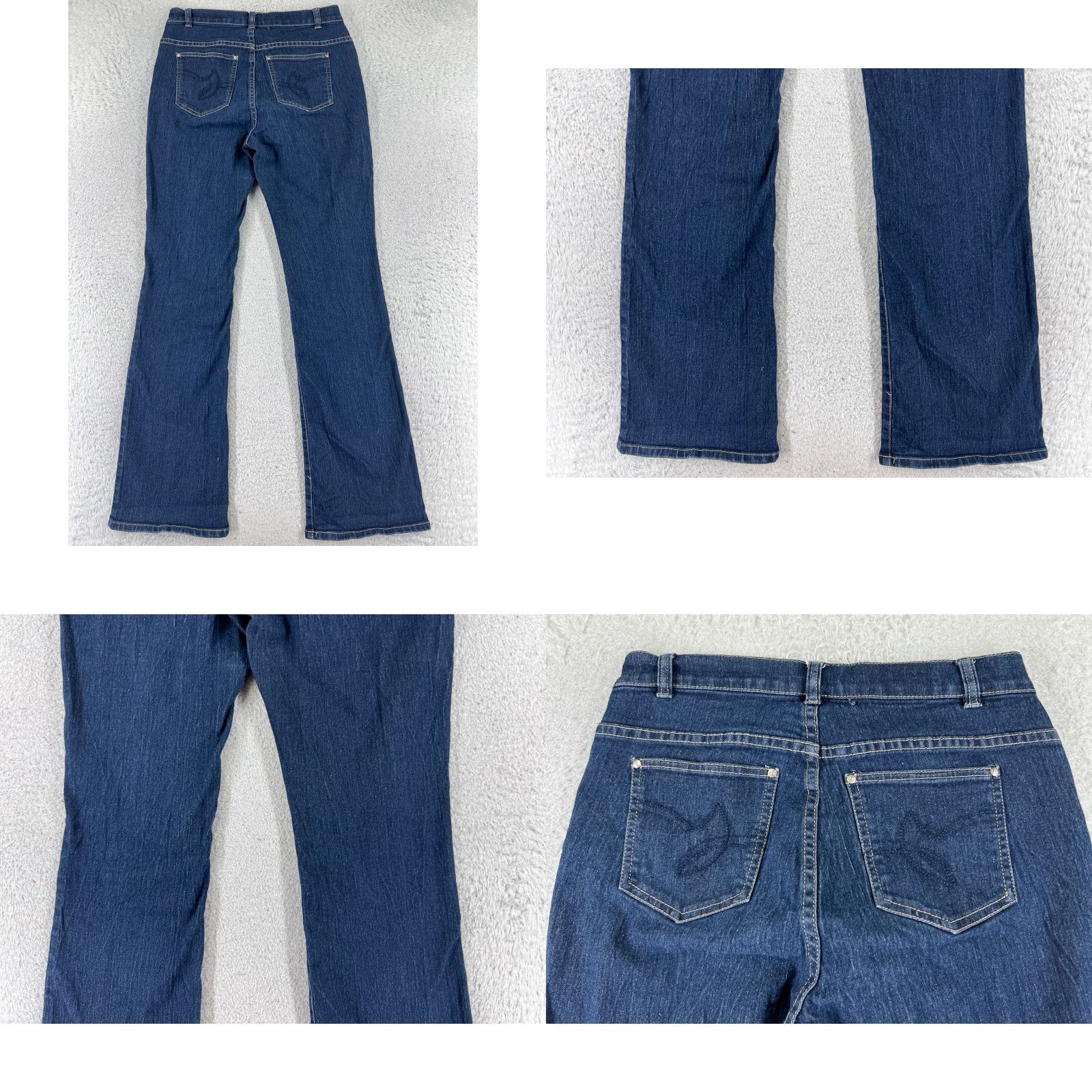 Jockey Jockey Jeans Blue Denim Bootcut Mid Rise 26x30 26 Women Pants Regular 5-Pocket Cotton Blend - Vintage? No Size 26" / US 2 / IT 38 - 9 Thumbnail