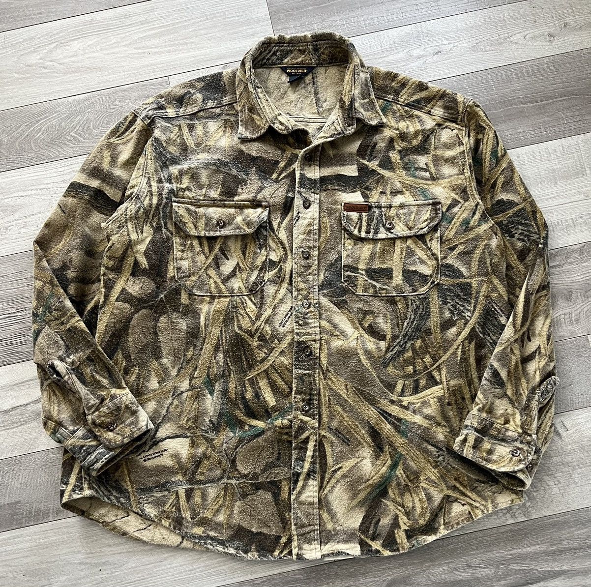 Vintage Woolrich XL shops Camo Shirt