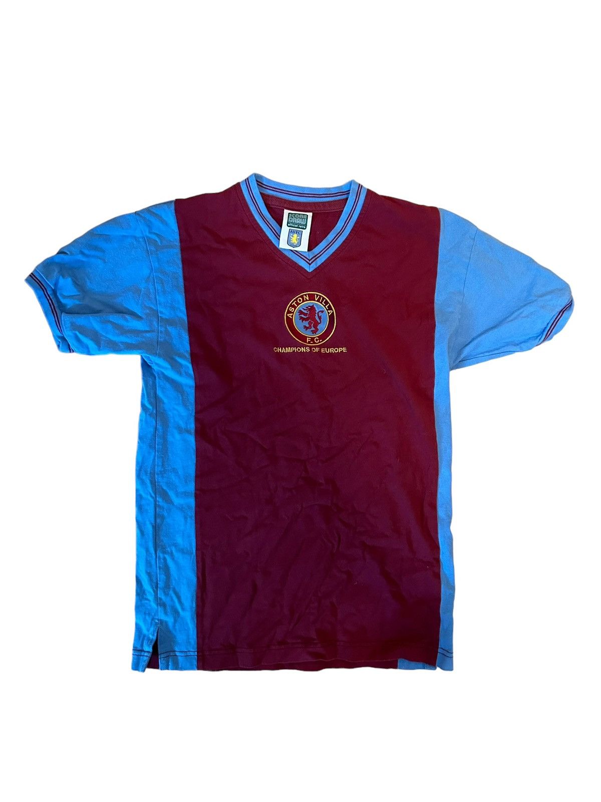 VINTAGE ASTON VILLA FC FOOTBALL SOCCER JERSEY