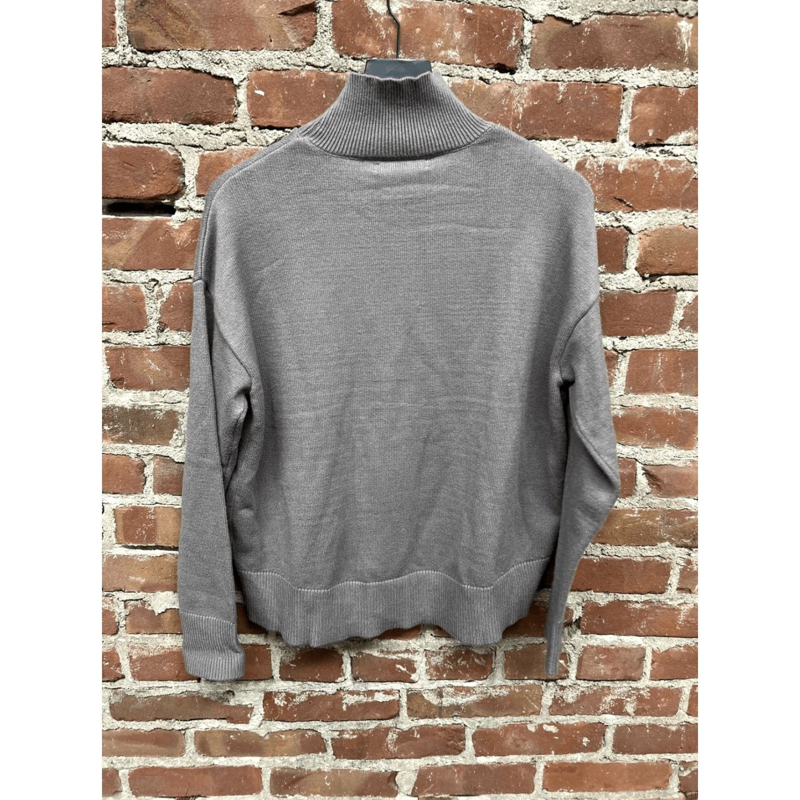 Oak + Fort Oak + Fort Sweater Womens S Mauve Stand Up Collar Heavy Loose Oversized Pullover Size S / US 4 / IT 40 - 3 Thumbnail