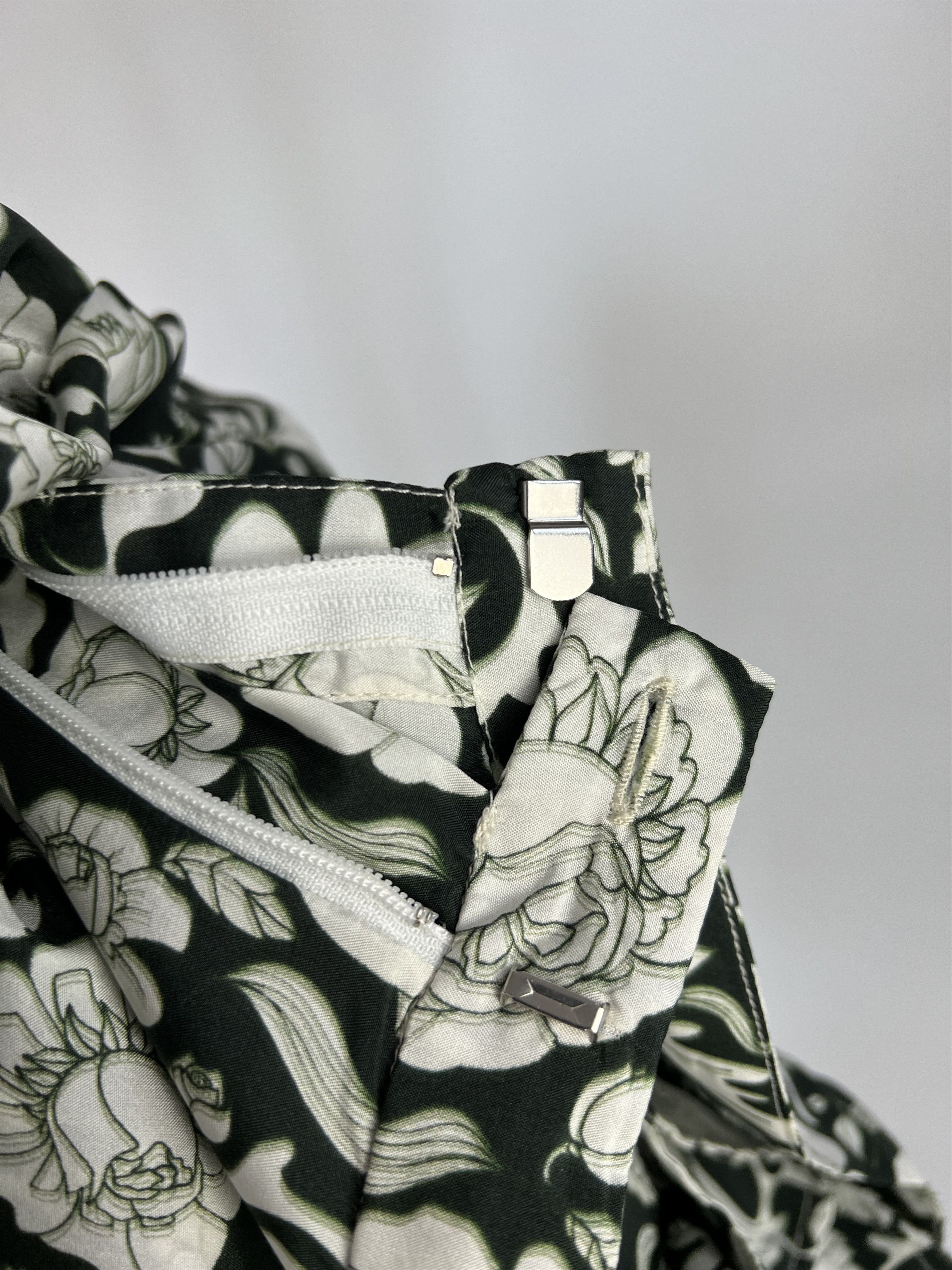 Christian Wijnants × SikSilk Christian Wijnants Antwerp Silk Wide Leg Floral Pants 40 Size 30" / US 8 / IT 44 - 8 Thumbnail