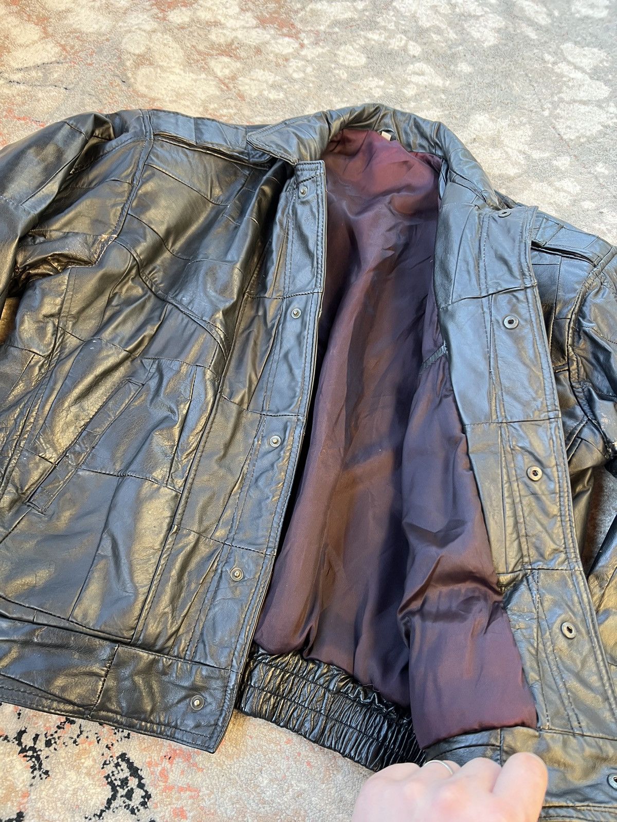 Vintage Vintage Leather Jacket Size US L / EU 52-54 / 3 - 5 Thumbnail