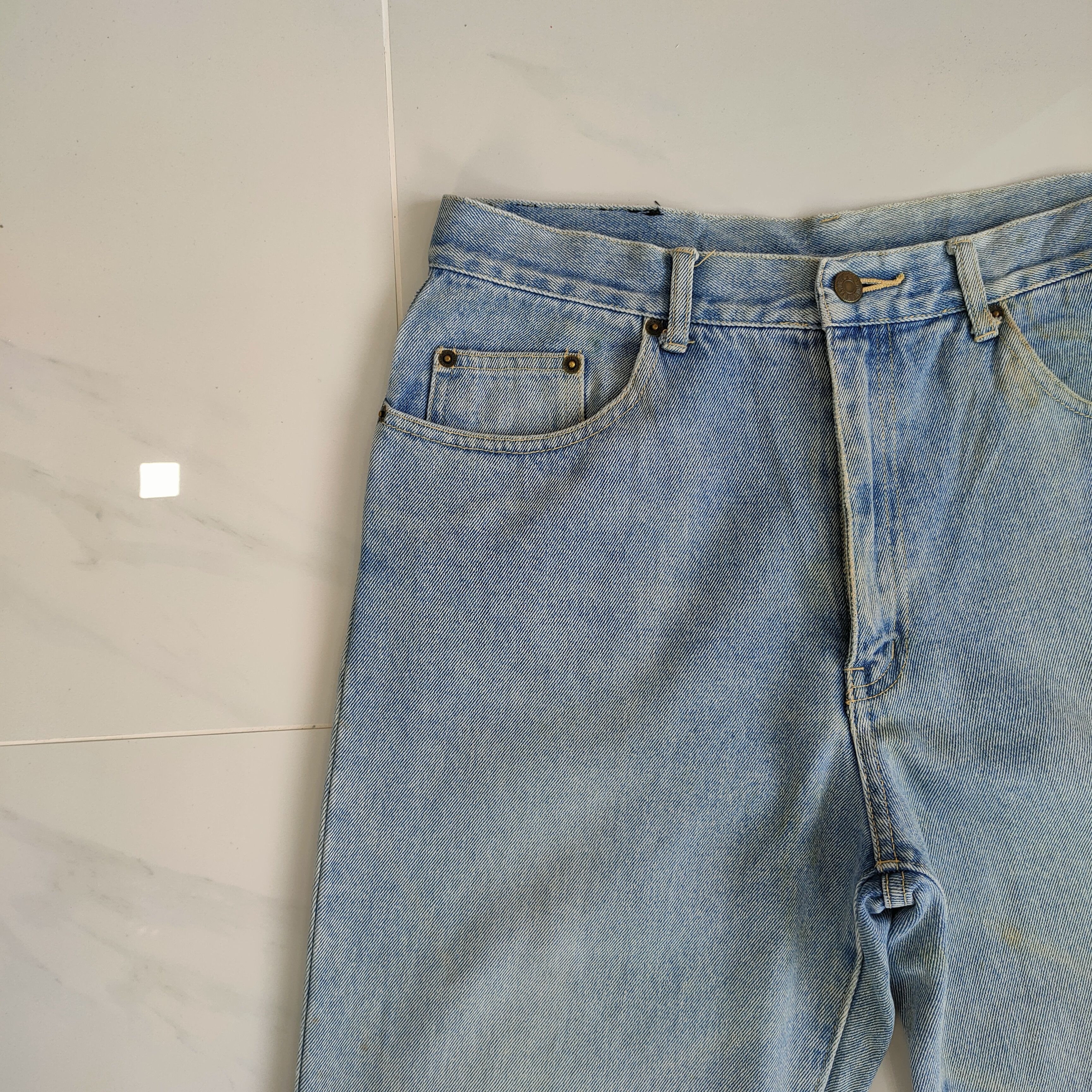 Japanese Brand VINTAGE JAPANESE FADED DISTRESSED JEAN DENIM PANTS Size US 32 / EU 48 - 4 Thumbnail