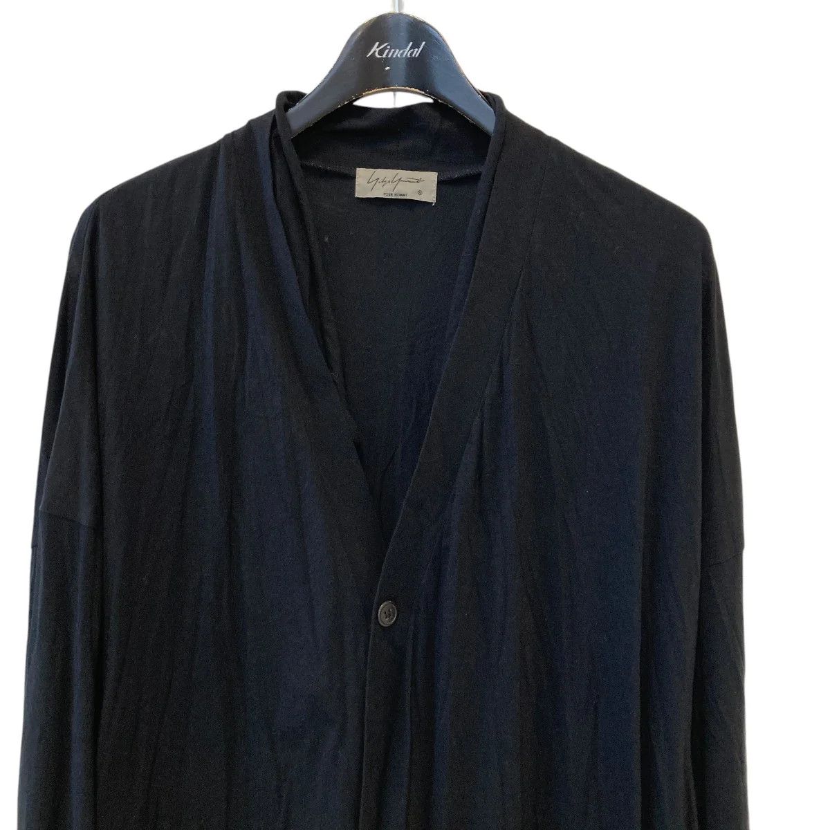 Yohji Yamamoto Yohji Yamamoto for homme/blackcotton/ Cardigan Size US L / EU 52-54 / 3 - 3 Thumbnail