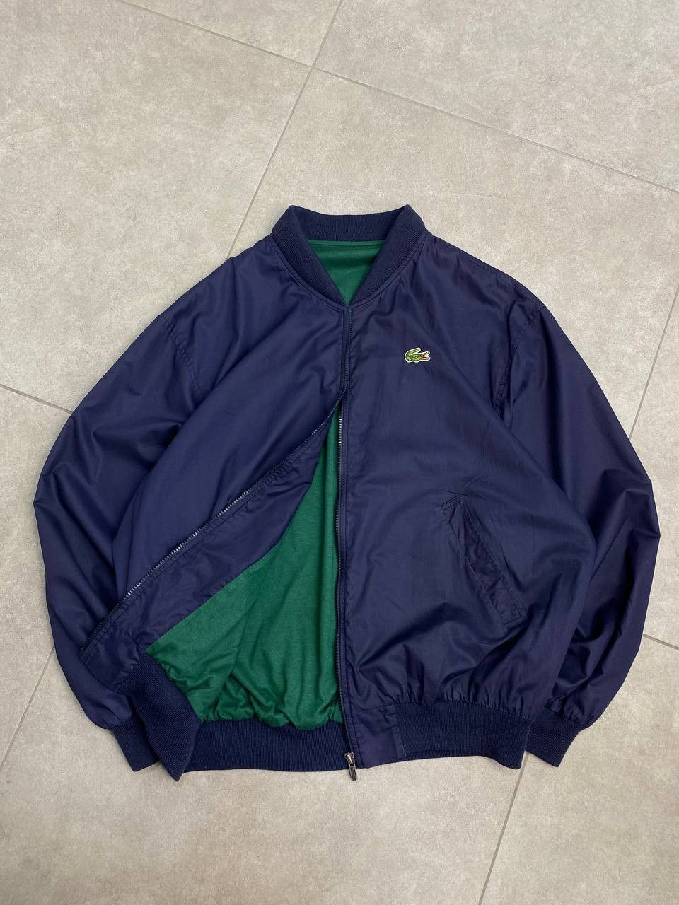 Lacoste Vintage Lacoste Logo Bomber Jacket Size US L / EU 52-54 / 3 - 4 Thumbnail