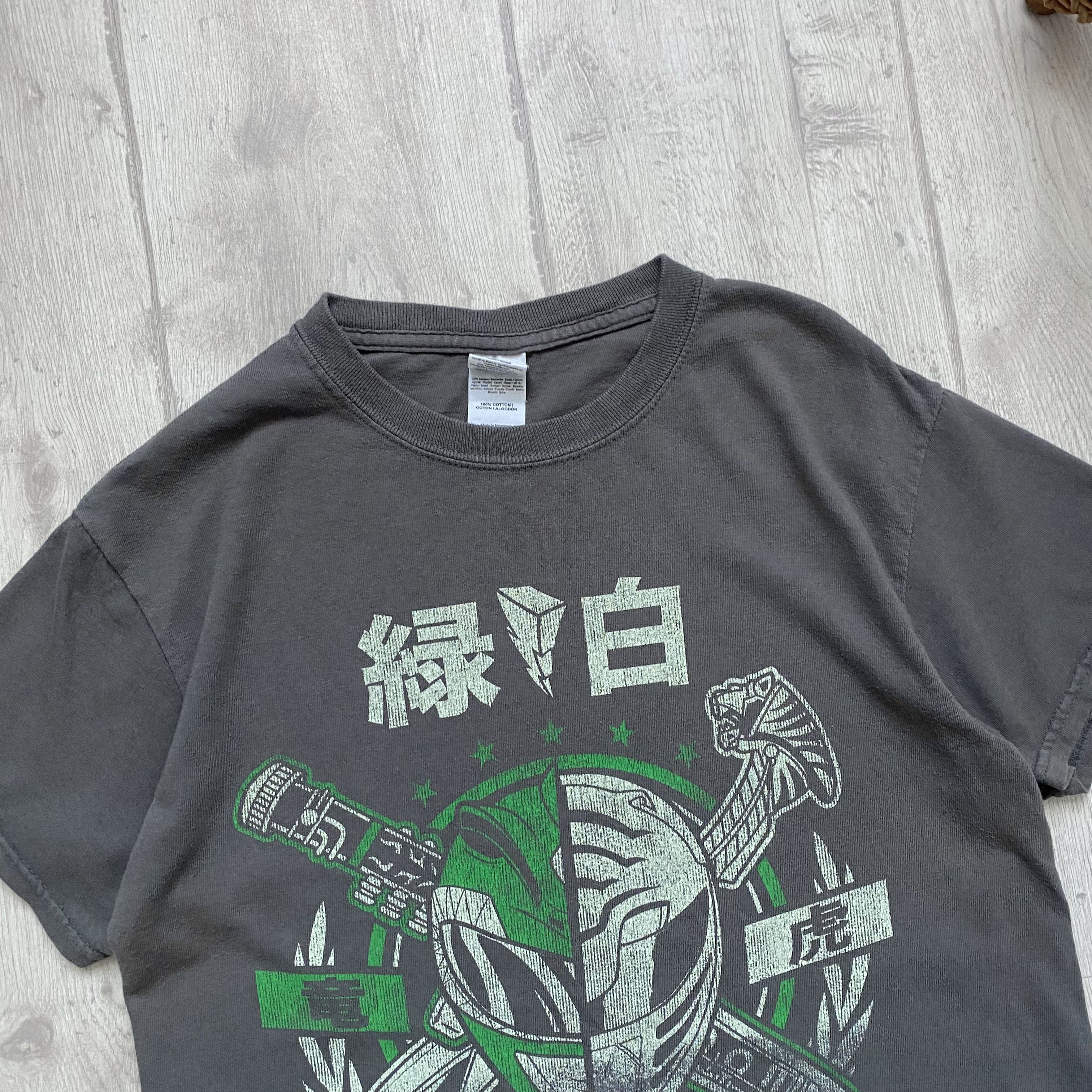 Gildan 🔥 Movie Vintage Power Rangers tee Japanese Marvel DC comics Size US S / EU 44-46 / 1 - 2 Thumbnail