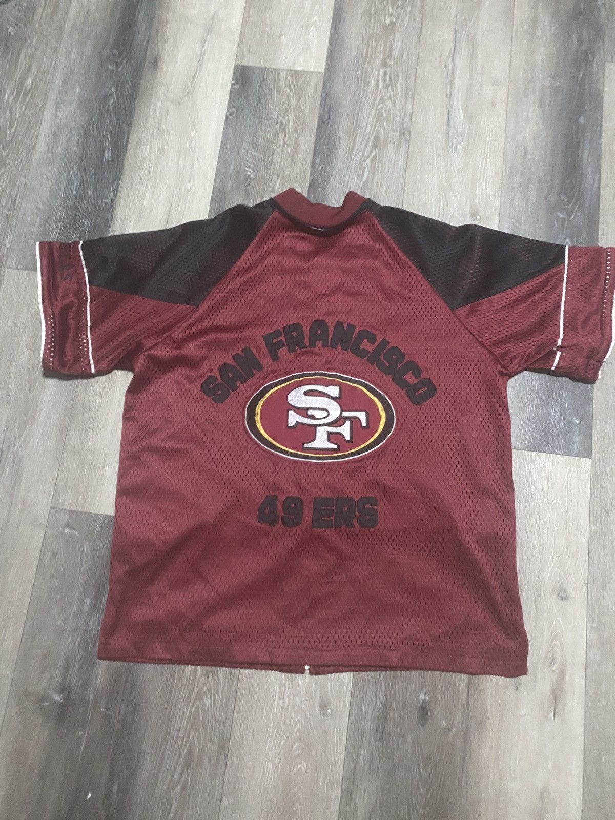 Unknown London Vintage 49ers Jacket (Turns Into Jersey) – Embroidered Size US XXL / EU 58 / 5 - 3 Thumbnail