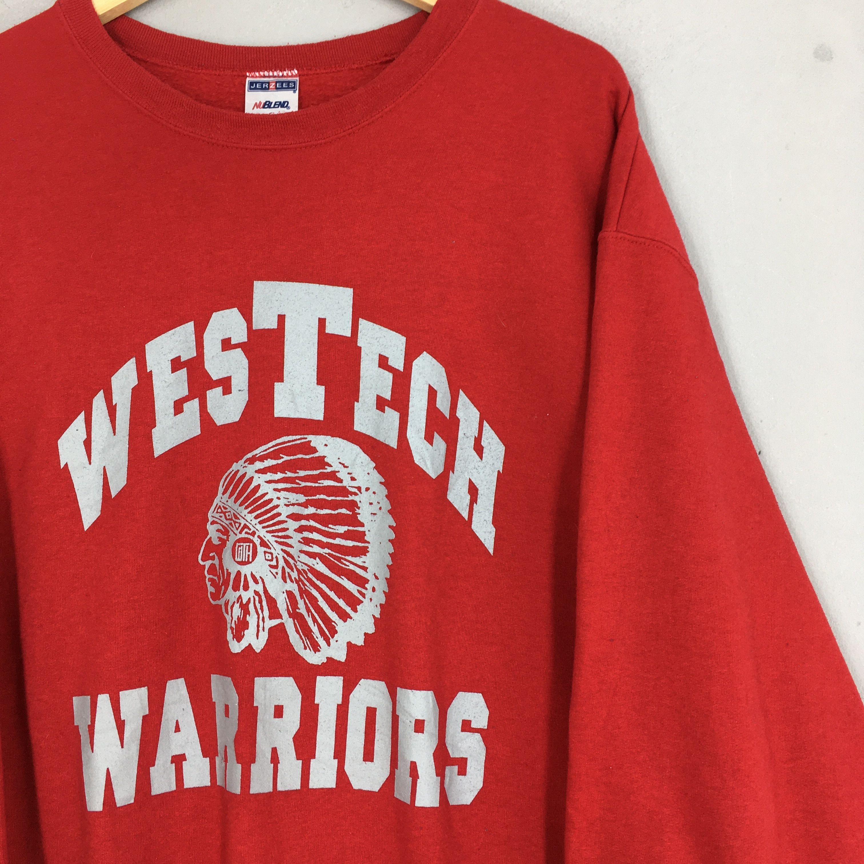 Jerzees × Vintage Vintage West Tech Warriors High School Sweatshirts XLarge Size US XL / EU 56 / 4 - 2 Thumbnail