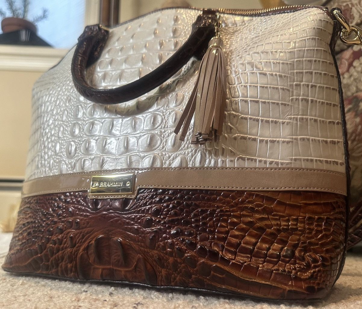 Brahmin Alligator Bag