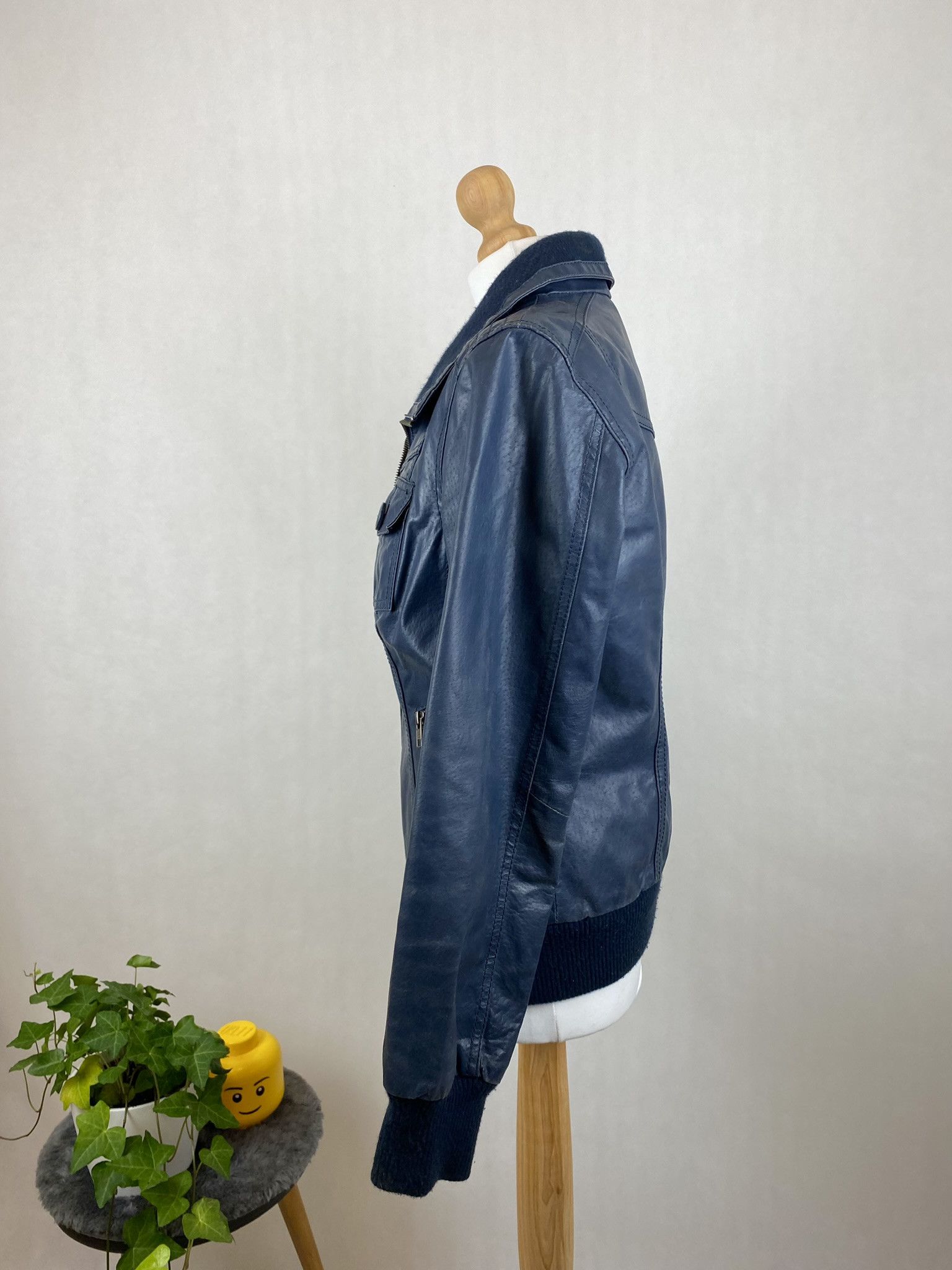 Genuine Leather × Vintage real leather jacket snake skin vintage vera pelle Size L / US 10 / IT 46 - 11 Thumbnail