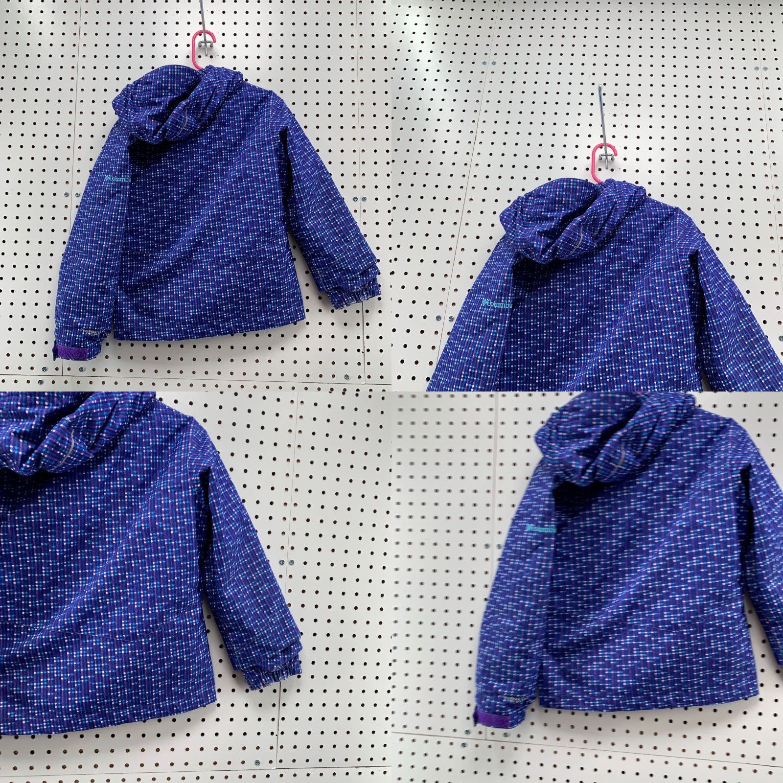 Vintage Columbia Fleece Jacket Women's XS Blue Purple Full Zip Pockets Pattern Mid-Length Outdoor Activewear Jacket Womens XS Columbia Fleece Jacket Size XS / US 0-2 / IT 36-38 - 10 Thumbnail