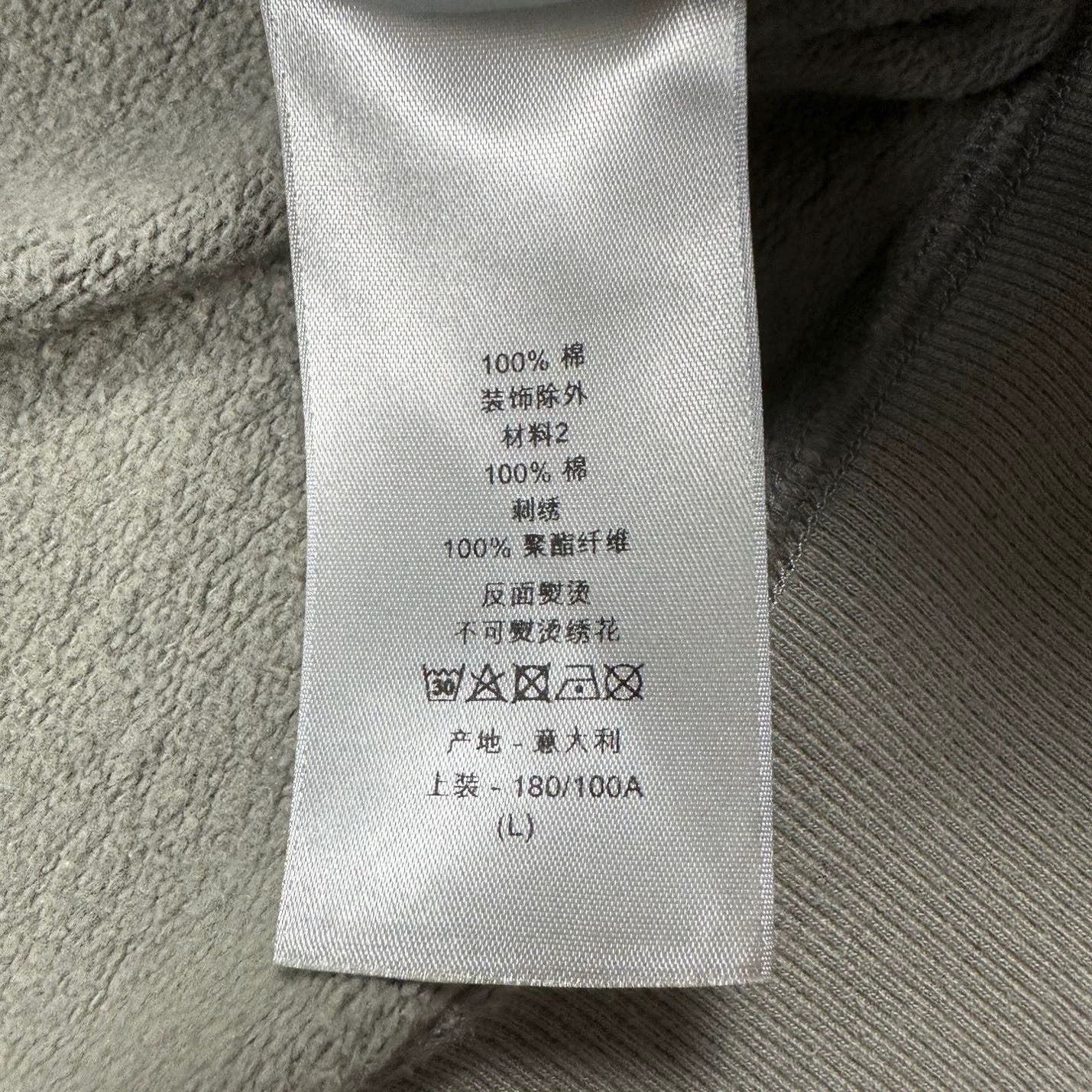 Dior dior gray logo patch sweatshirt size L Size US L / EU 52-54 / 3 - 7 Thumbnail