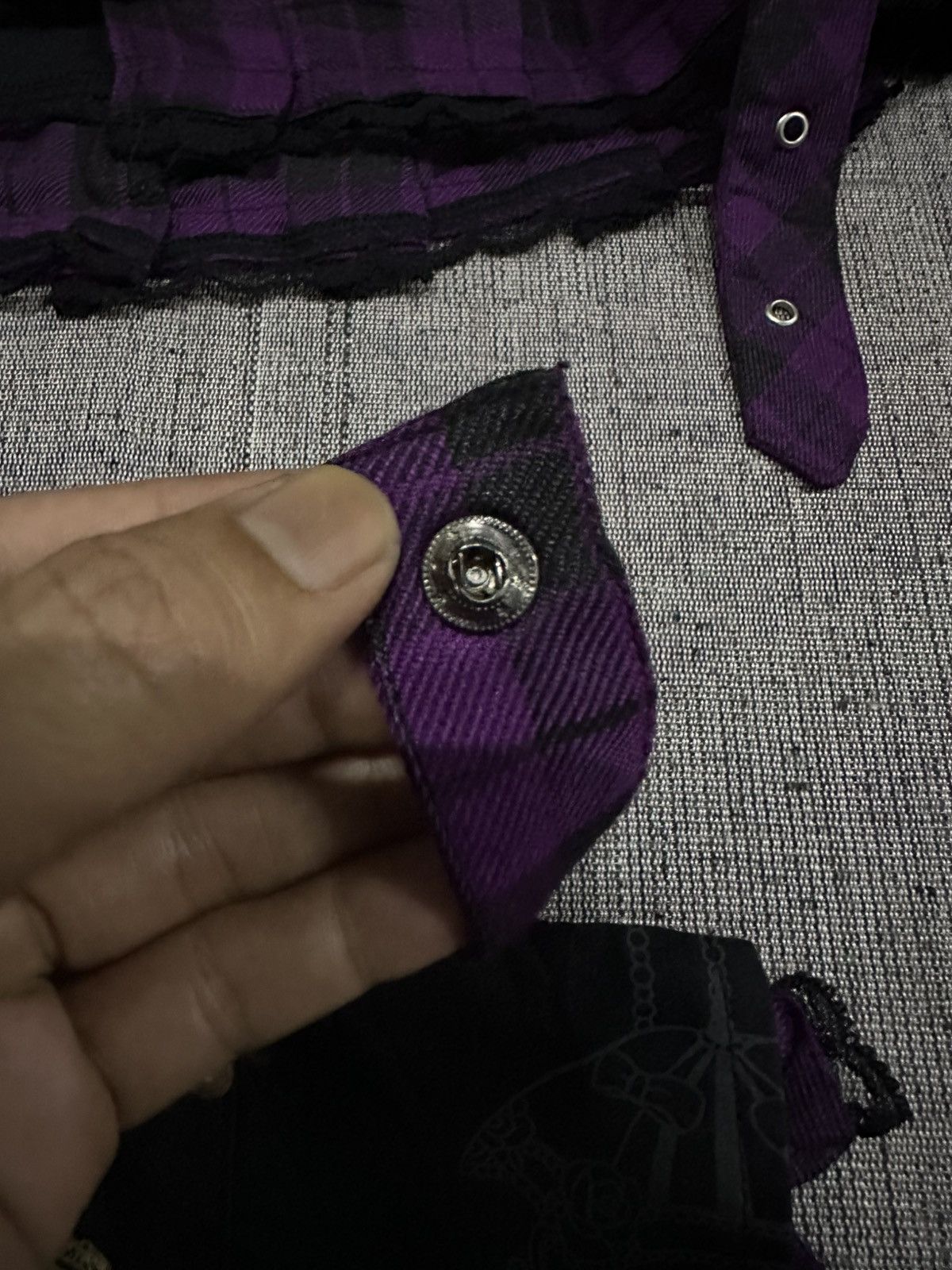 Seditionaries RARE‼️ BLOOD STORM Mad Punk Grunge Goth Very Rare Mini Skirts Size 24" / US 00 / IT 34 - 11 Thumbnail