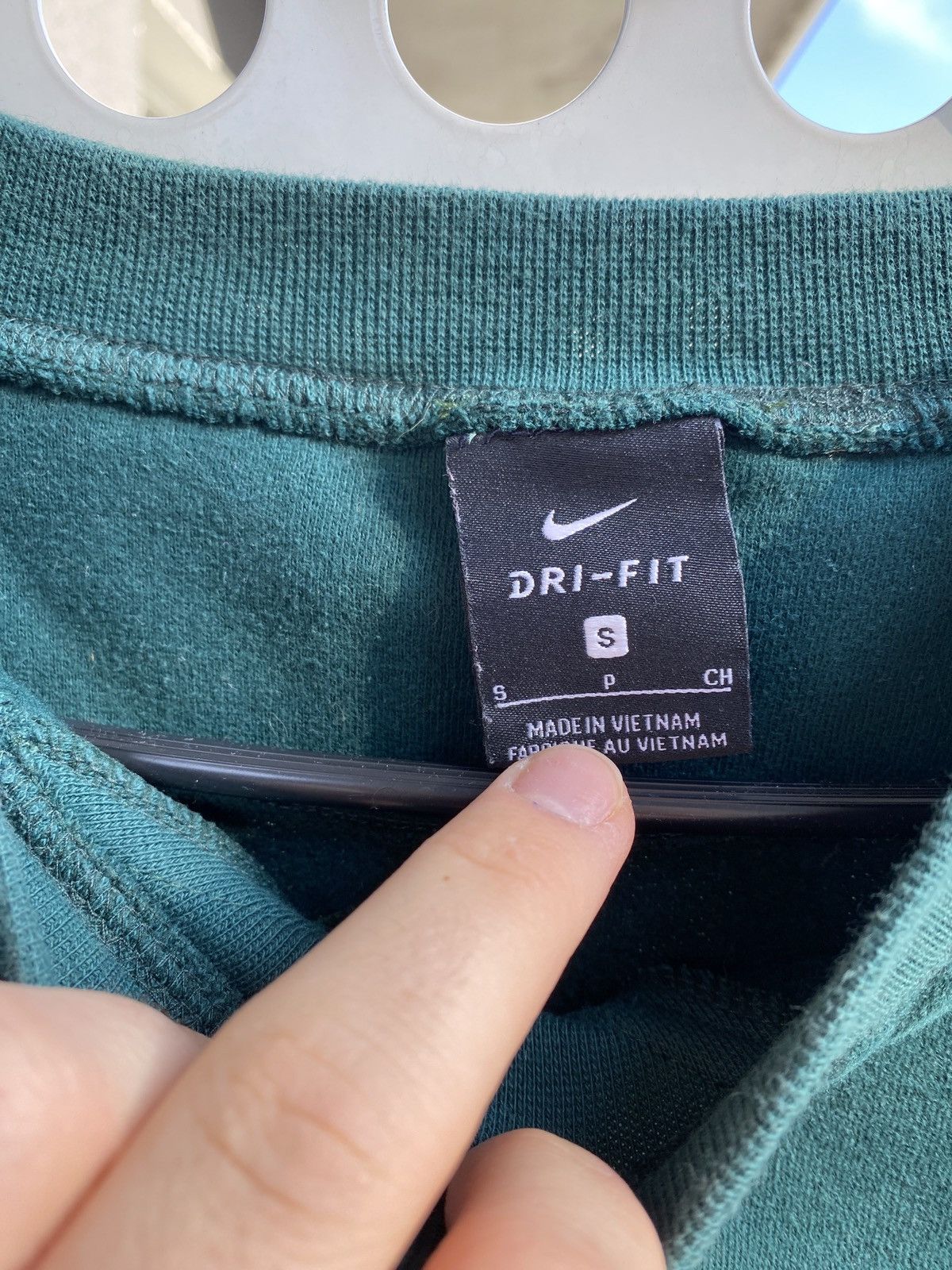 Nike × Vintage Vintage Nike Custom big Center Swoosh Oversize Hoodie Y2K Size US S / EU 44-46 / 1 - 2 Thumbnail