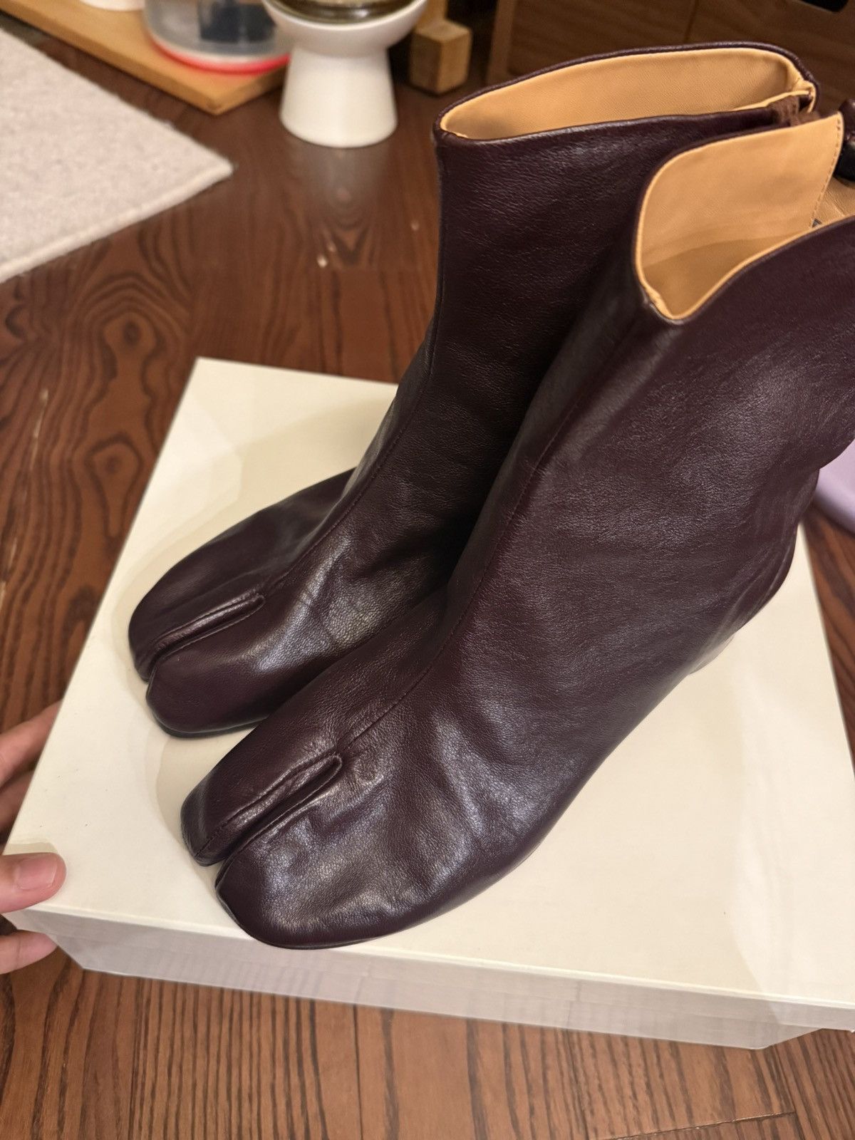 Maison Margiela Masion margiela dark purple tabi boot EU40 Size US 9 / IT 39 - 8 Thumbnail