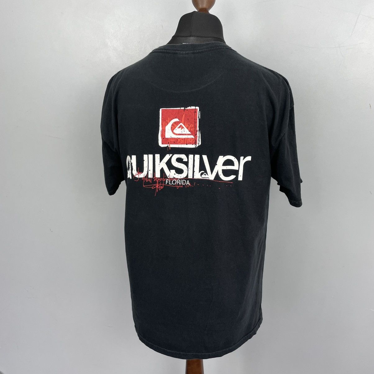 Quiksilver × Vintage Vintage Quicksilver Rap T-shirt double logo sz XL Size US XL / EU 56 / 4 - 2 Thumbnail