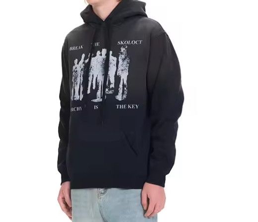 Vintage Spray Gradient Fade Hoodie Y2K Vibe Hype Sweater Tee Winter Size US L / EU 52-54 / 3 - 6 Thumbnail