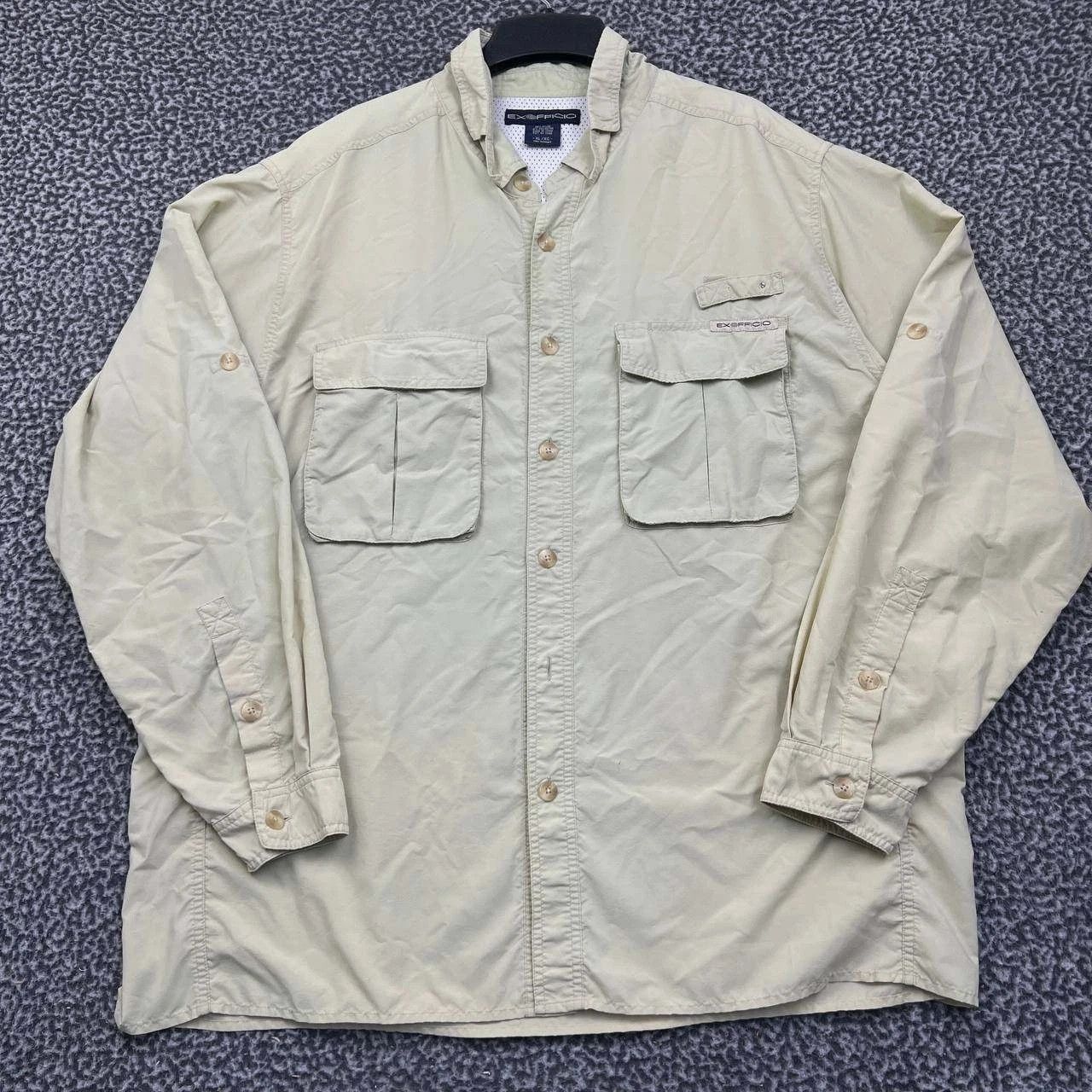 ExOfficio Exofficio Button Up Shirt XL Vented Mesh Fishing Hiking Size US XL / EU 56 / 4 - 1 Thumbnail