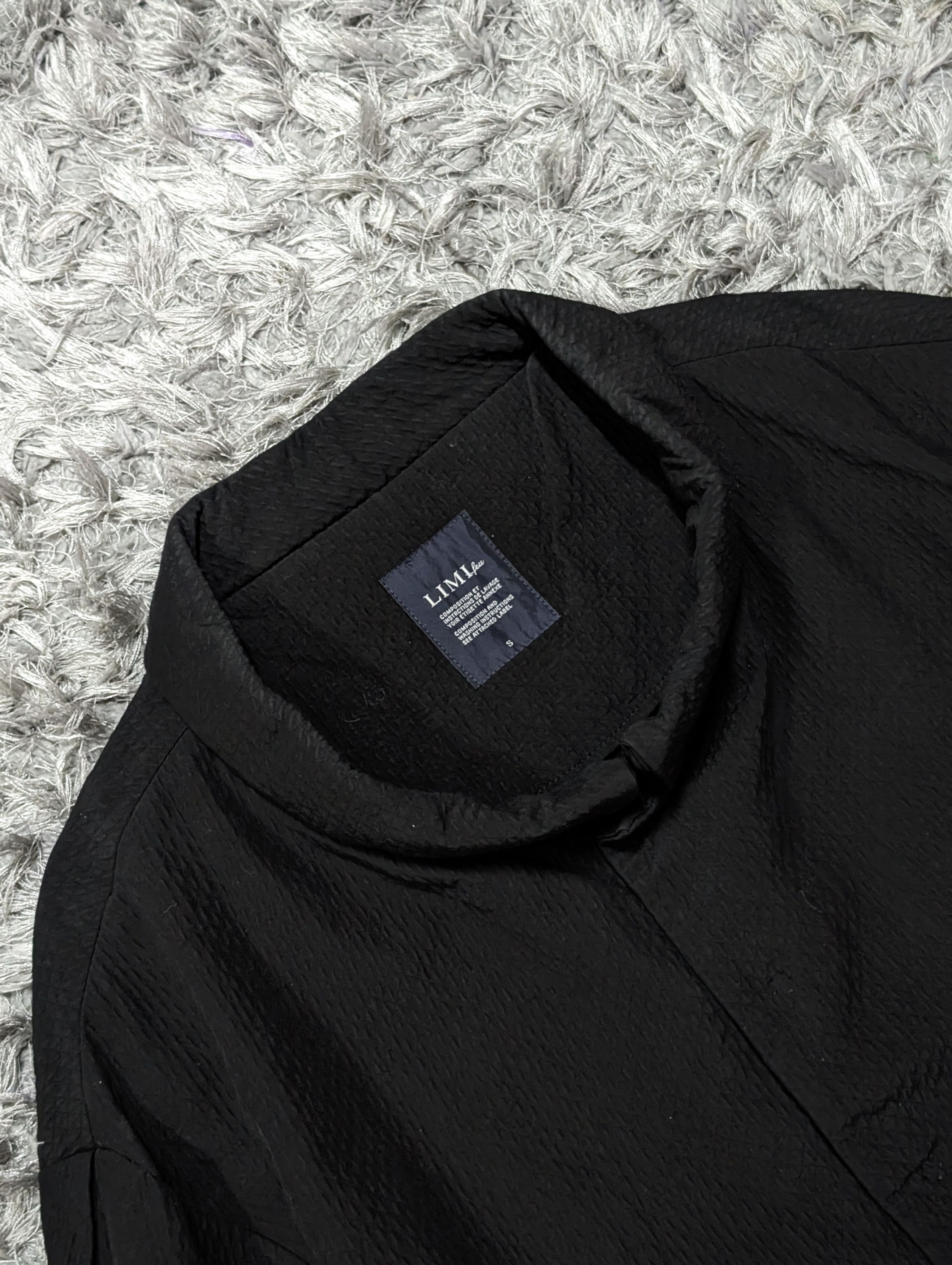 Limi Feu A/W 2007 Limi Feu Pleated Cropped Jacket Casual Winter Coat Size S / US 4 / IT 40 - 8 Thumbnail