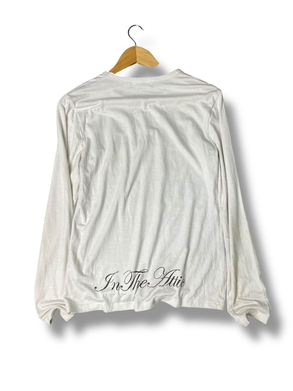In The Attic × Japanese Brand × Vintage In The Attic Brand Spell-Out Long Sleeve Shirt (69) Size US L / EU 52-54 / 3 - 8 Thumbnail