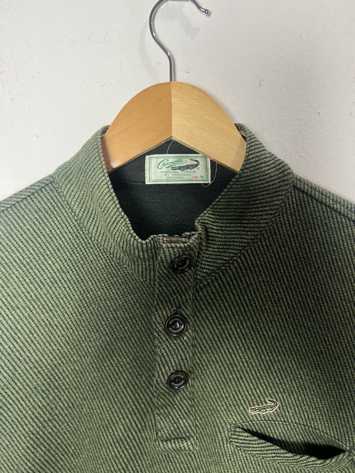 Vintage Vintage Crocodile Mock Neck Long Sleeve Size US M / EU 48-50 / 2 - 5 Thumbnail
