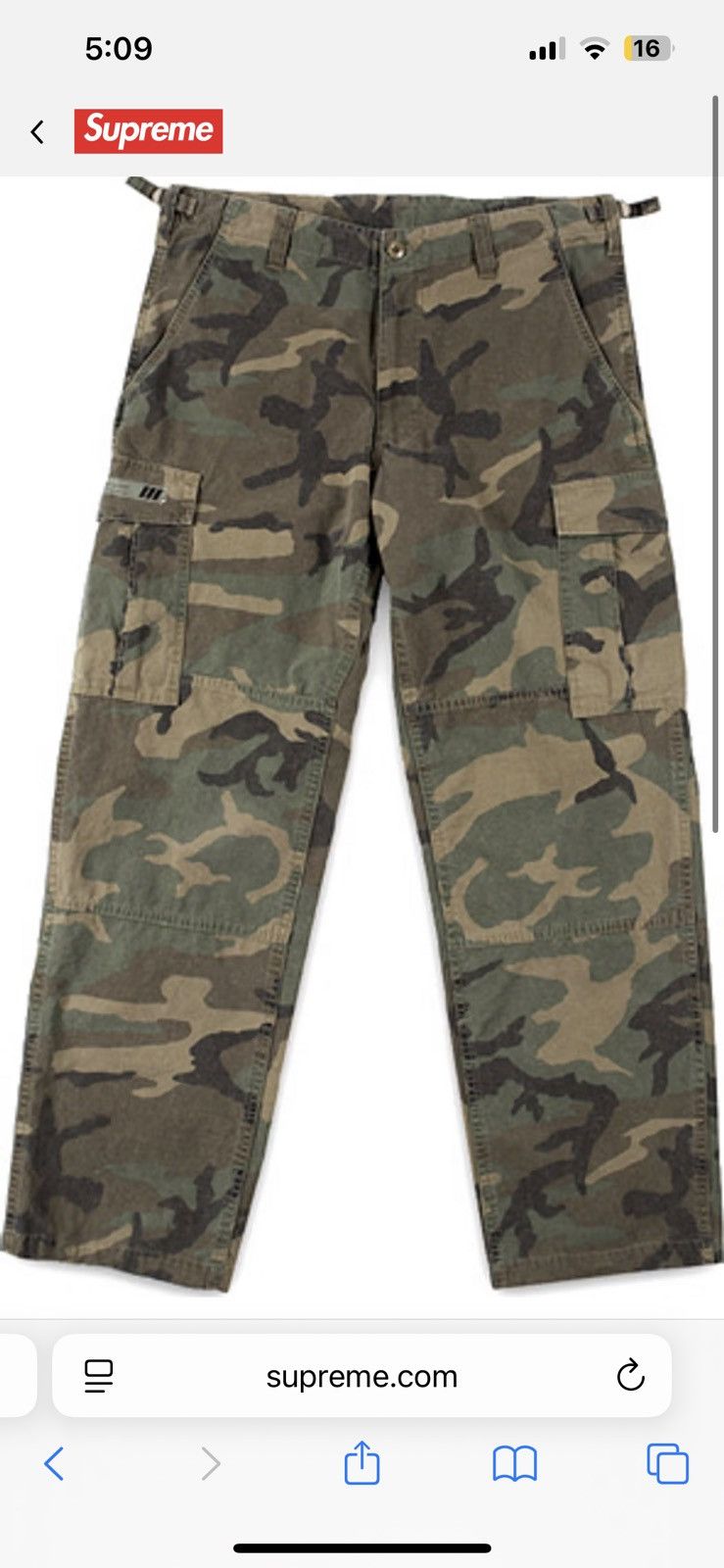 Supreme × Wtaps Supreme x wtaps SS07 cargo pants Size US 32 / EU 48 - 10 Thumbnail