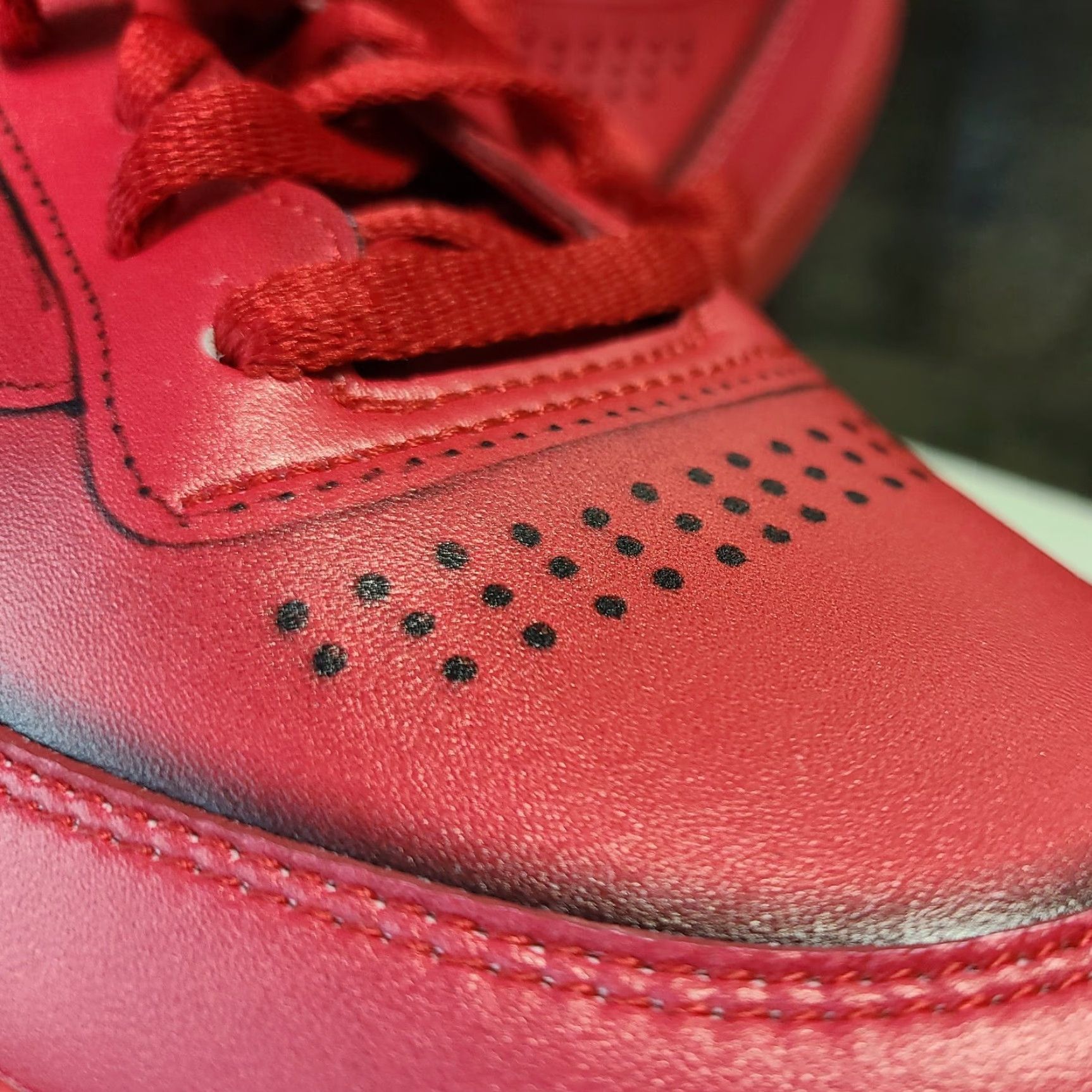 Reebok Reebok x Maison Margiela Club C Paris Red Leather Sneakers Sz 9 Mens Low Top Size US 9 / EU 42 - 4 Thumbnail