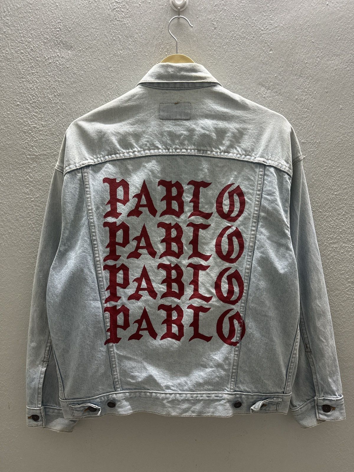 Kanye West × Levi's × Vintage Vintage Levi’s Pablo Kanye West Denim Jacket Size US L / EU 52-54 / 3 - 4 Thumbnail