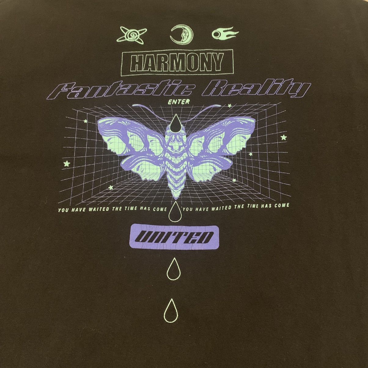 Empyre Empyre Faded Black Vintage Harmony T-Shirt Size US XL / EU 56 / 4 - 1 Thumbnail
