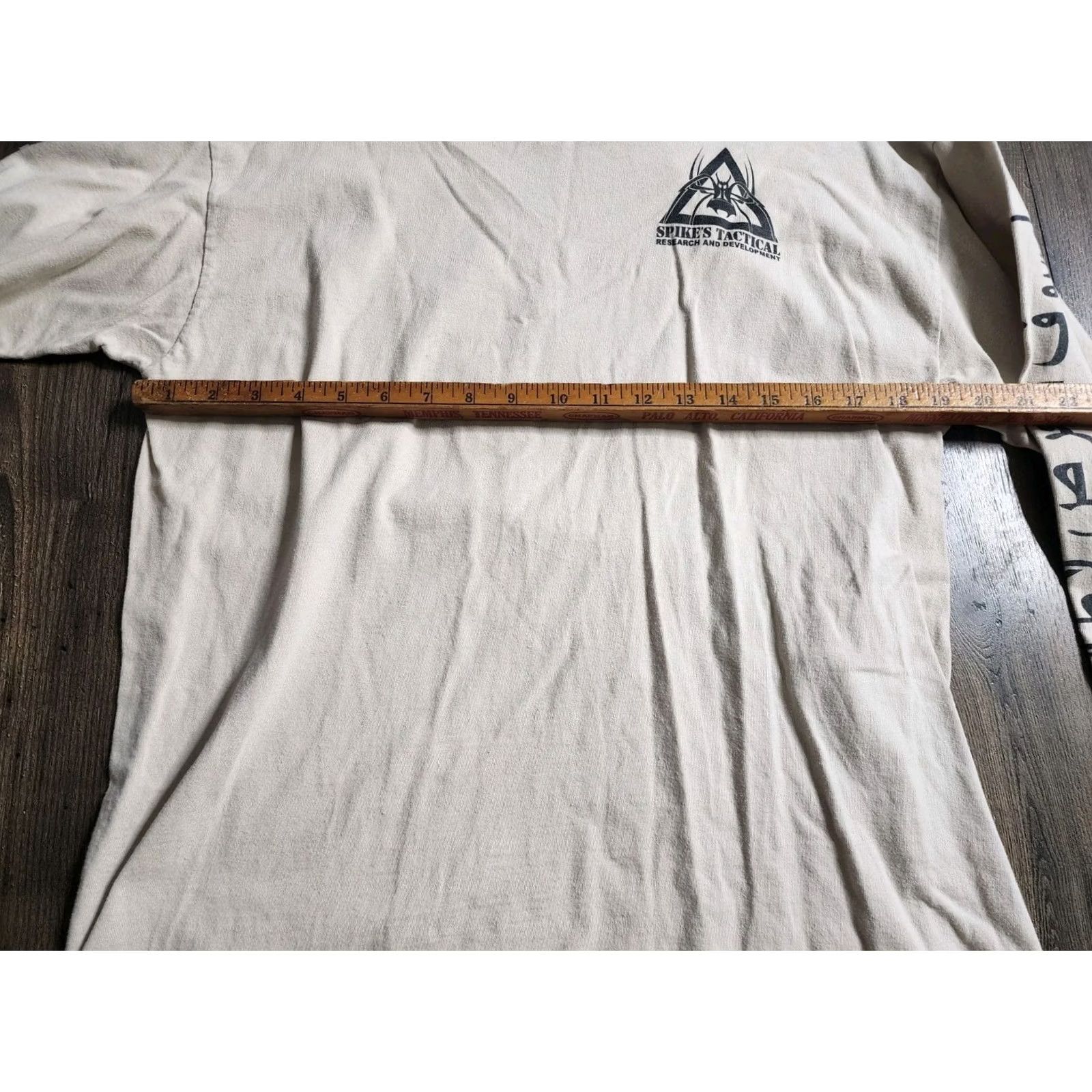 Hanes Mens L Hanes If You Can Read This You Are In Range T Shirt Military Theme Beige Short Sleeve Crew Neck Size US L / EU 52-54 / 3 - 4 Thumbnail