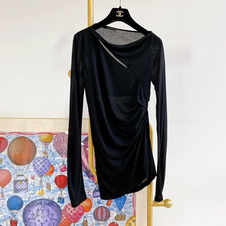 Helmut Lang Helmut Lang Black Backless Top XS - dmc Size US XS / EU 42 / 0 - 1 Thumbnail