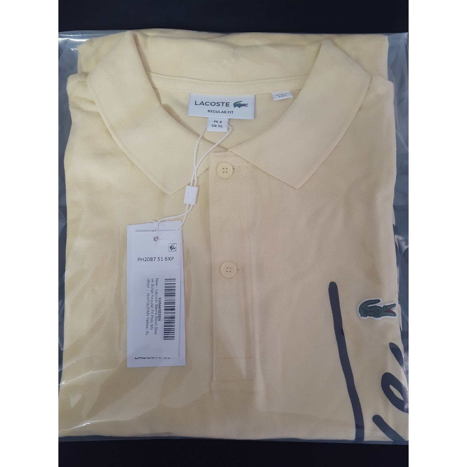 Lacoste Lacoste Short Sleeve Graphic Signature On Side Polo XL Size US XL / EU 56 / 4 - 2 Thumbnail