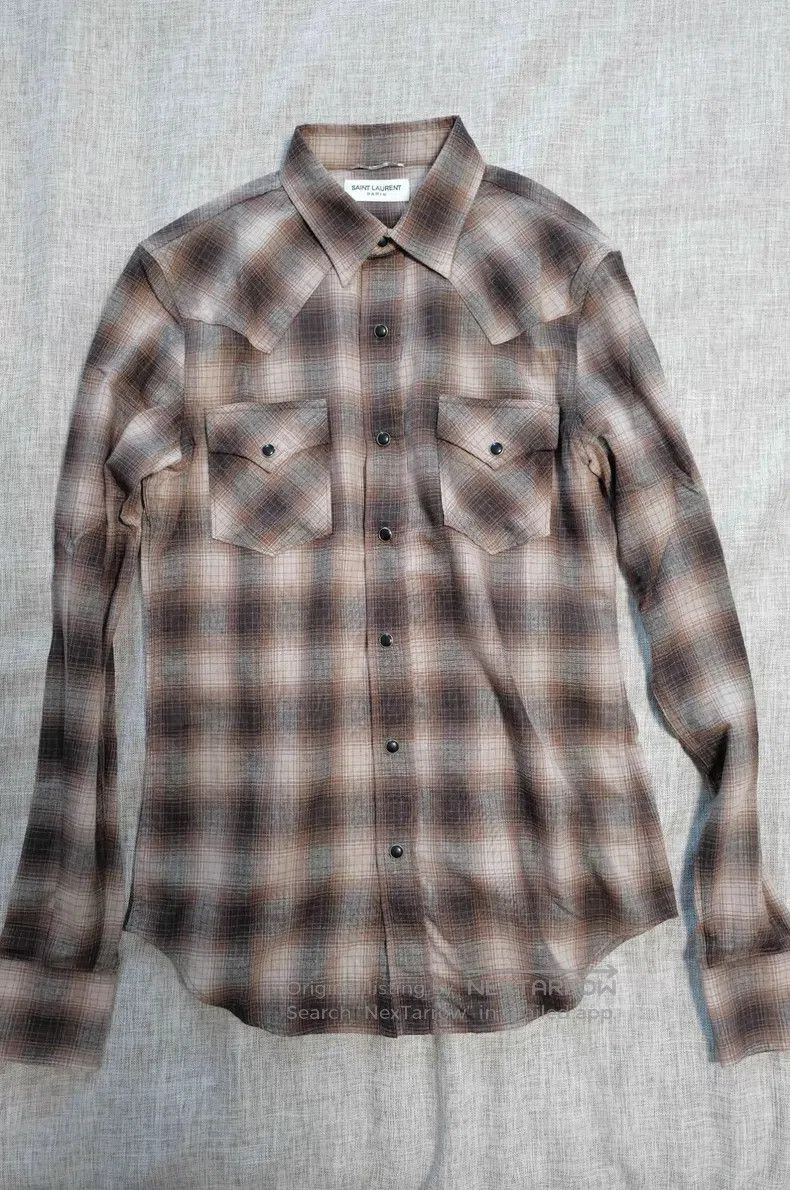 Saint Laurent Paris Saint Laurent Paris Western Style Shirt i Size US M / EU 48-50 / 2 - 1 Thumbnail