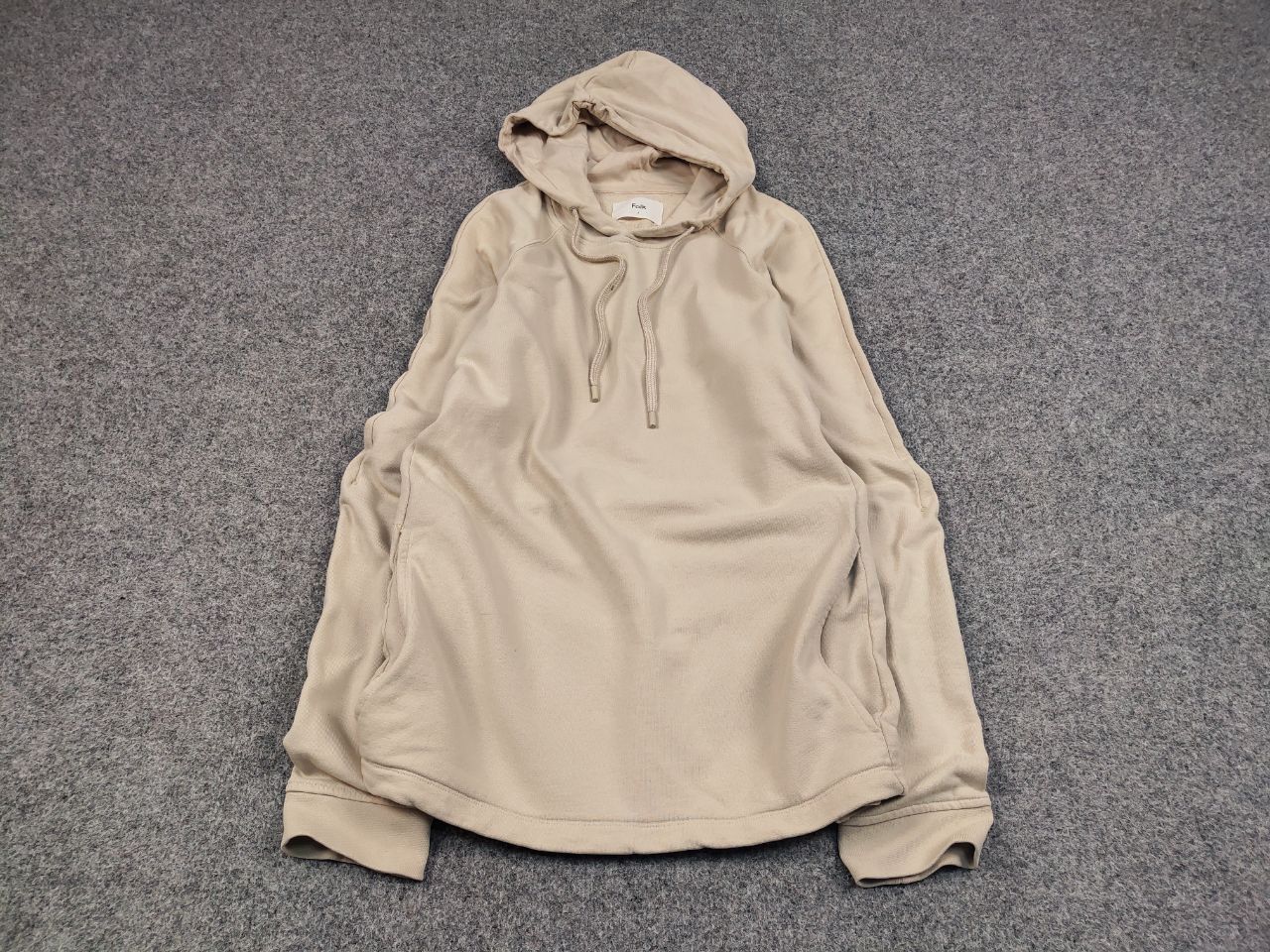Folk Folk Design Cotton Beige Light Hoodie Size US XL / EU 56 / 4 - 2 Thumbnail