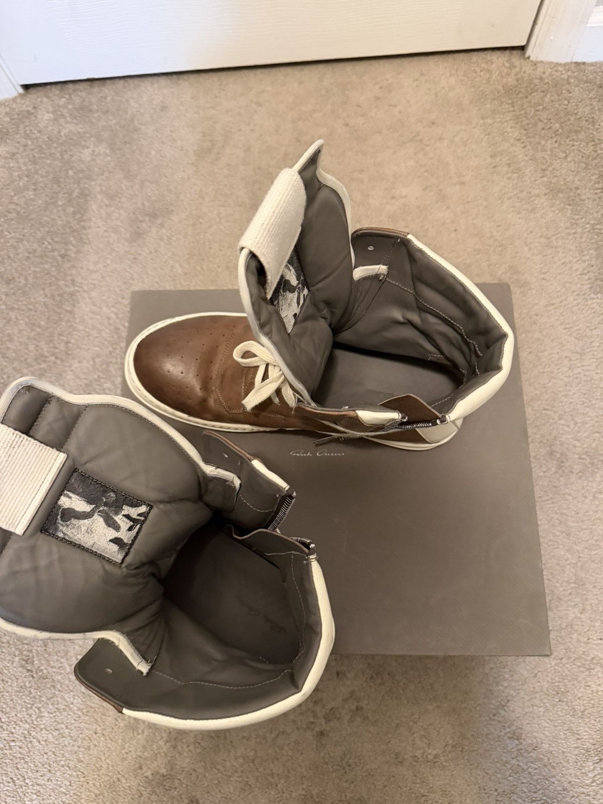 Rick Owens Rick Owens Geobaskets Size US 11 / EU 44 - 7 Thumbnail