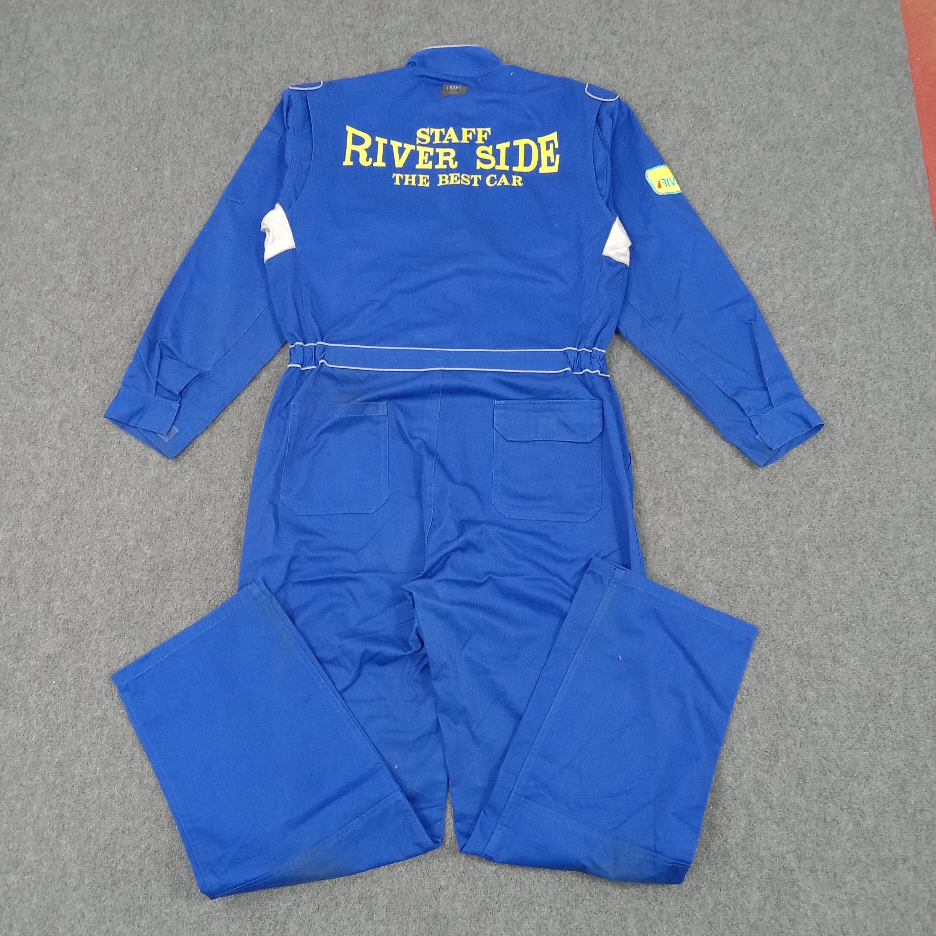 Vintage River Side Staff Racing Workwear Coverall Size US L / EU 52-54 / 3 - 1 Thumbnail