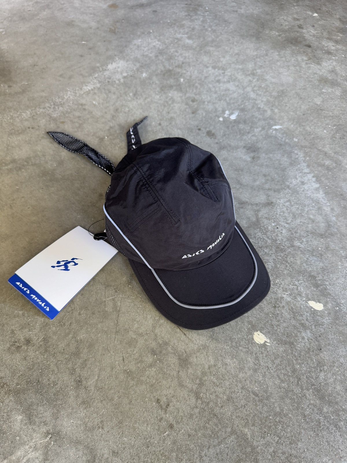 Pre-owned Asics X Kiko Kostadinov Ds Asics Kiko Kostadinov Novalis Ormosiancy Hat Black 3m