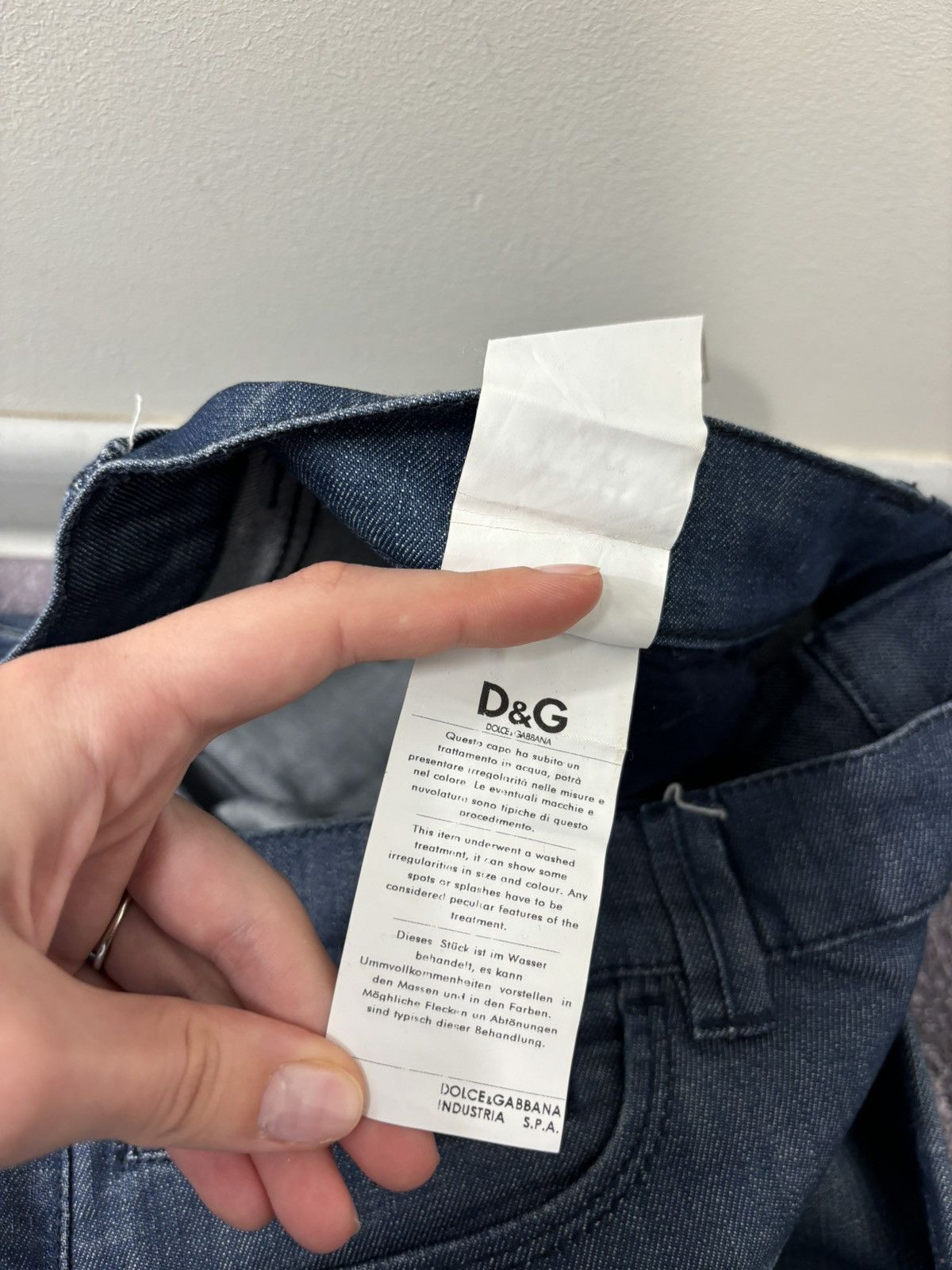 Dolce & Gabbana Vintage Dolce & Gabbana Women’s Girly Low Rise Denim Jeans Size 31" - 12 Thumbnail