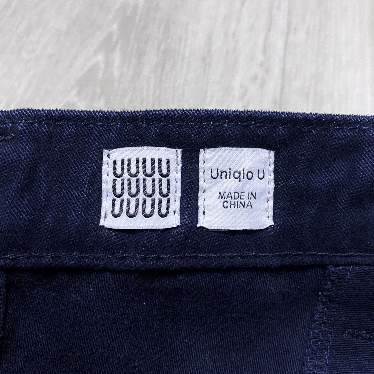 Uniqlo Women’s Uniqlo U Navy Cotton Mom Basic Jeans Denim Japanese Size 29" - 14 Thumbnail