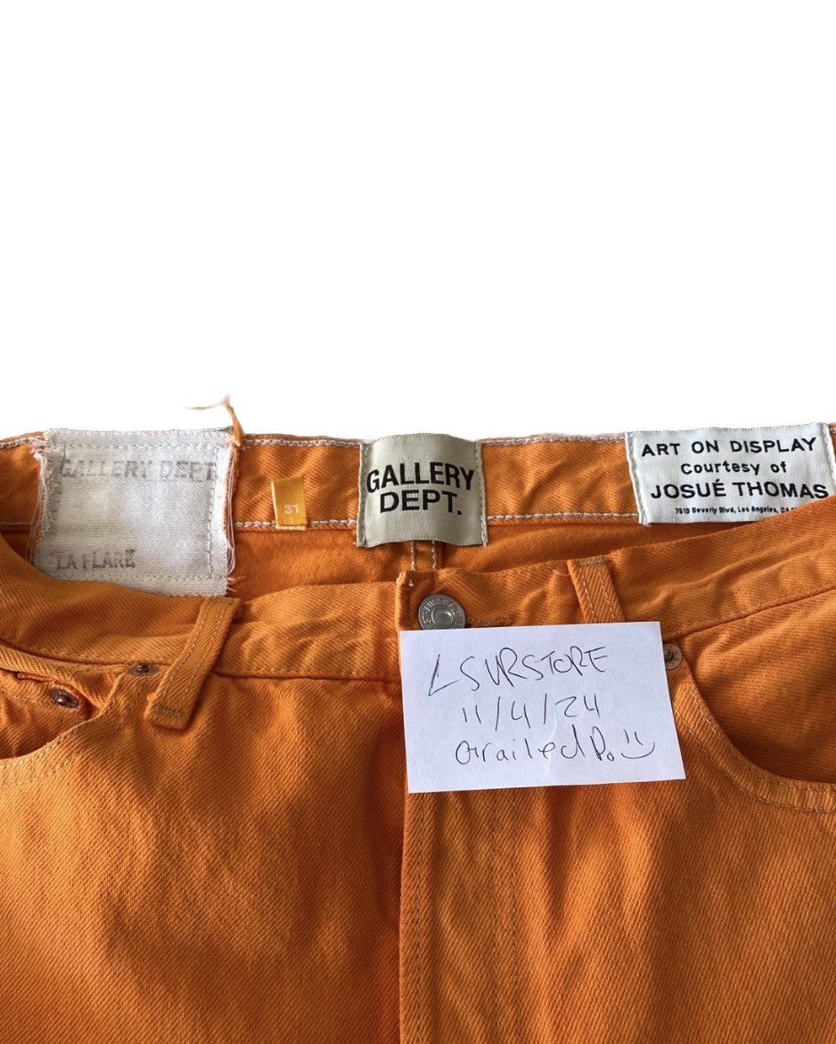 Gallery Dept. Gallery Dept Vintage Levi’s Chrome Orange LA Flare 31x32 Size US 31 - 6 Thumbnail