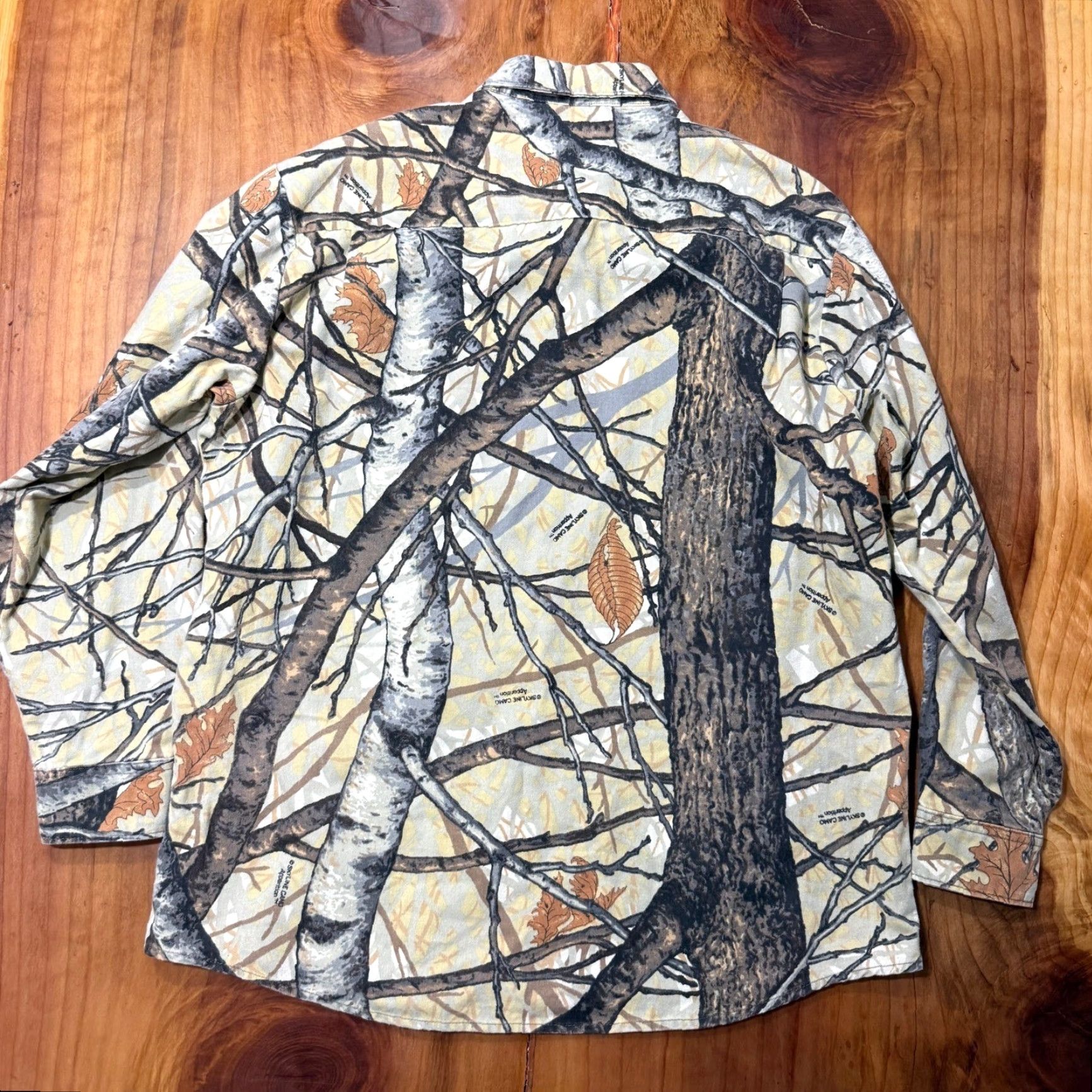 Vintage VINTAGE Skyline Camouflage Shirt Mens XL Button Cotton Long Sleeve Camo DD9 Size US XL / EU 56 / 4 - 5 Thumbnail