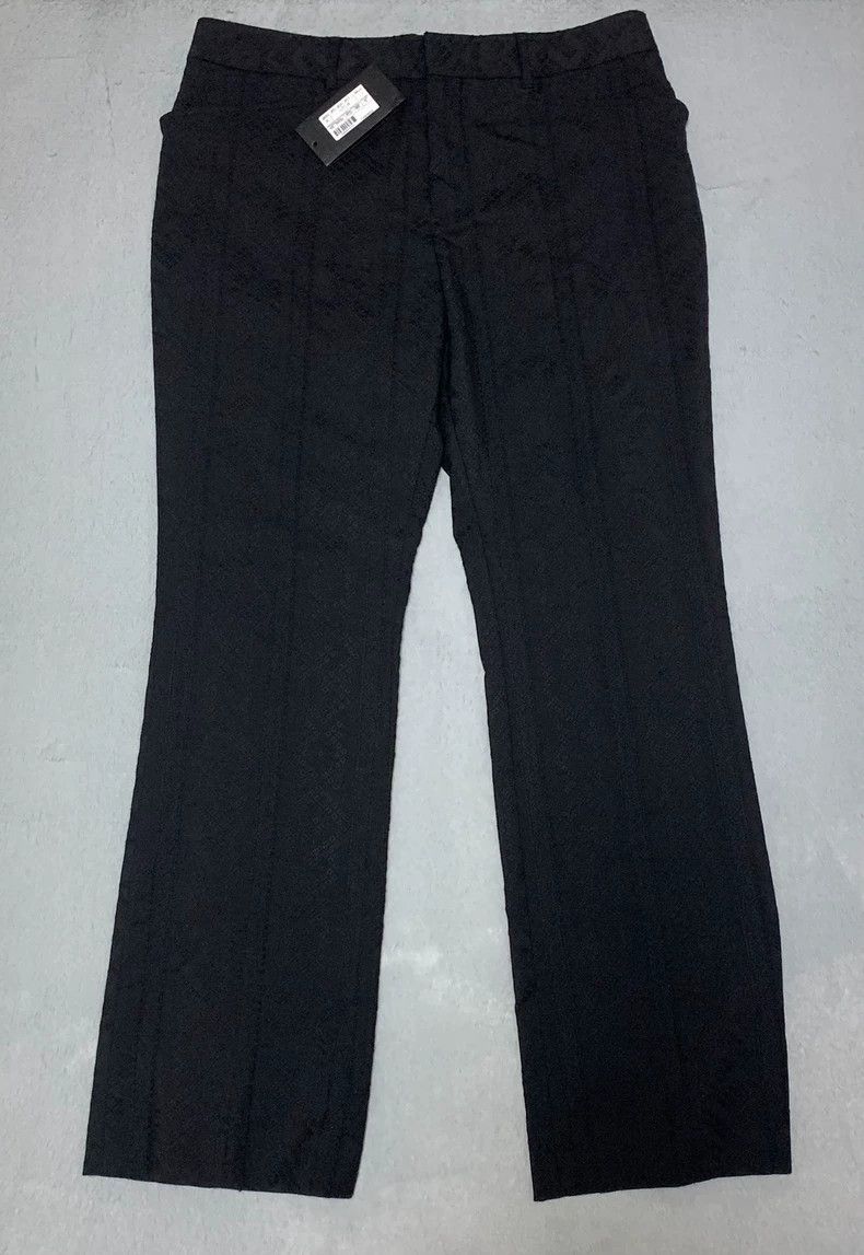 Saint Laurent Paris Saint Laurent Black Diamond Stripe Flare Pants - dmc Size US 31 - 1 Thumbnail
