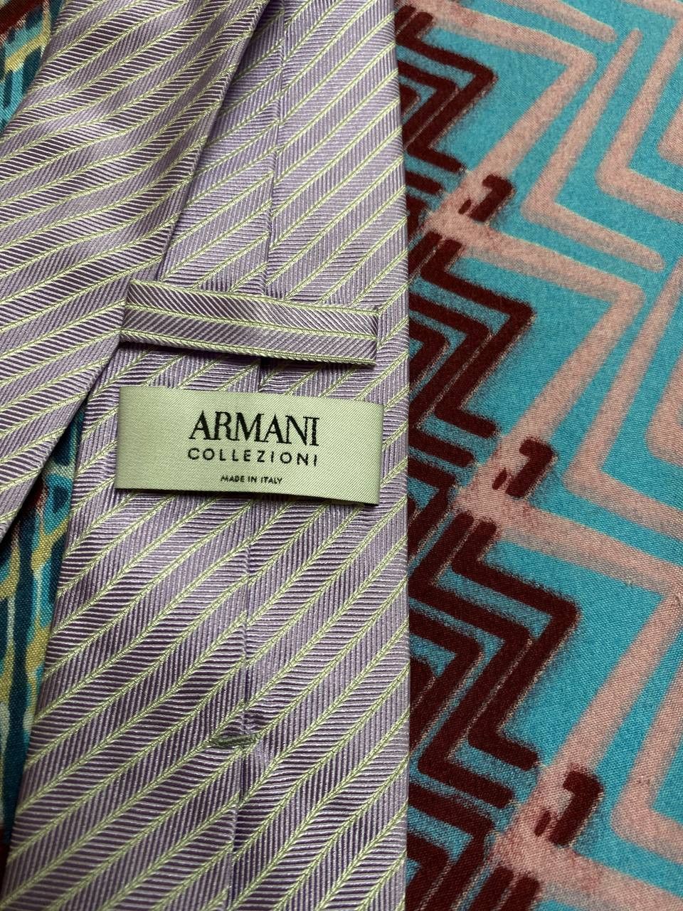 Armani Collezioni Tie Vintage Armani Collezioni One size luxury Y2K Size ONE SIZE - 2 Thumbnail