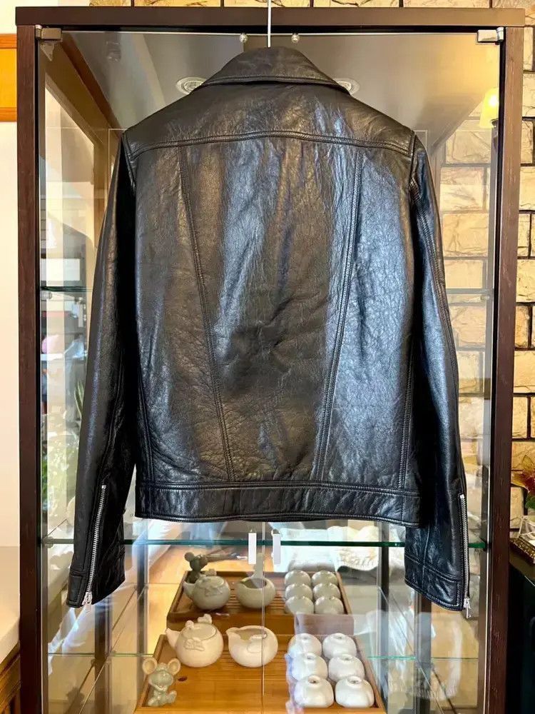 Saint Laurent Paris Sz 46 Saint Laurent Paris 15AW Badge Leather Jacket-2507 Size US S / EU 44-46 / 1 - 1 Thumbnail